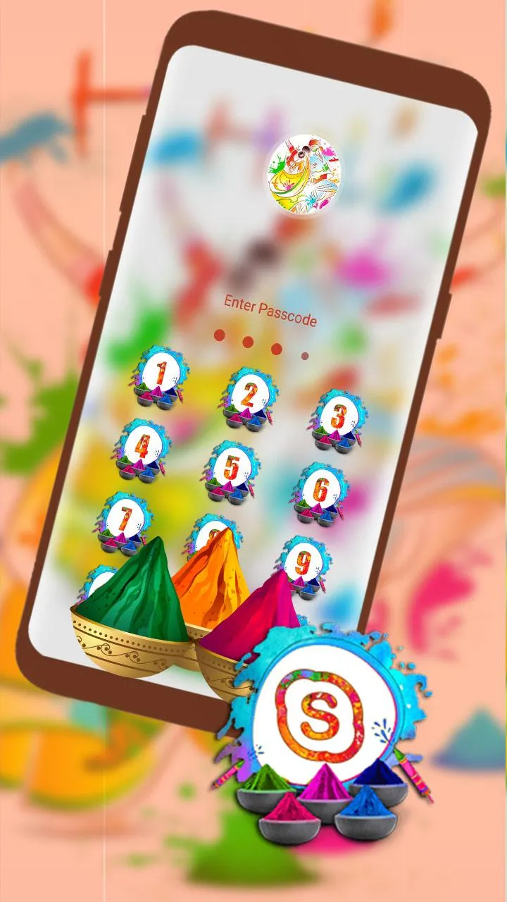 Holi Dance Launcher Theme | Indus Appstore | Screenshot