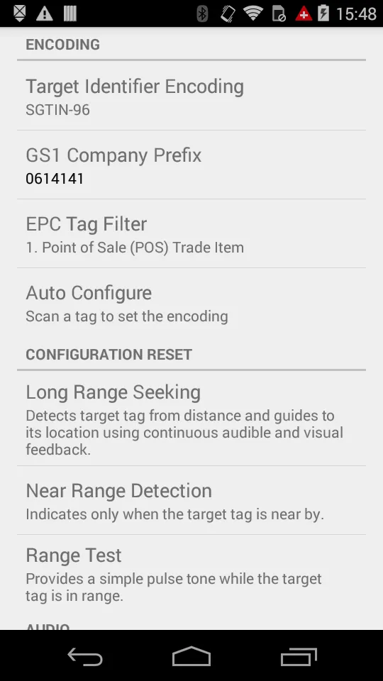 RFID Tag Finder | Indus Appstore | Screenshot