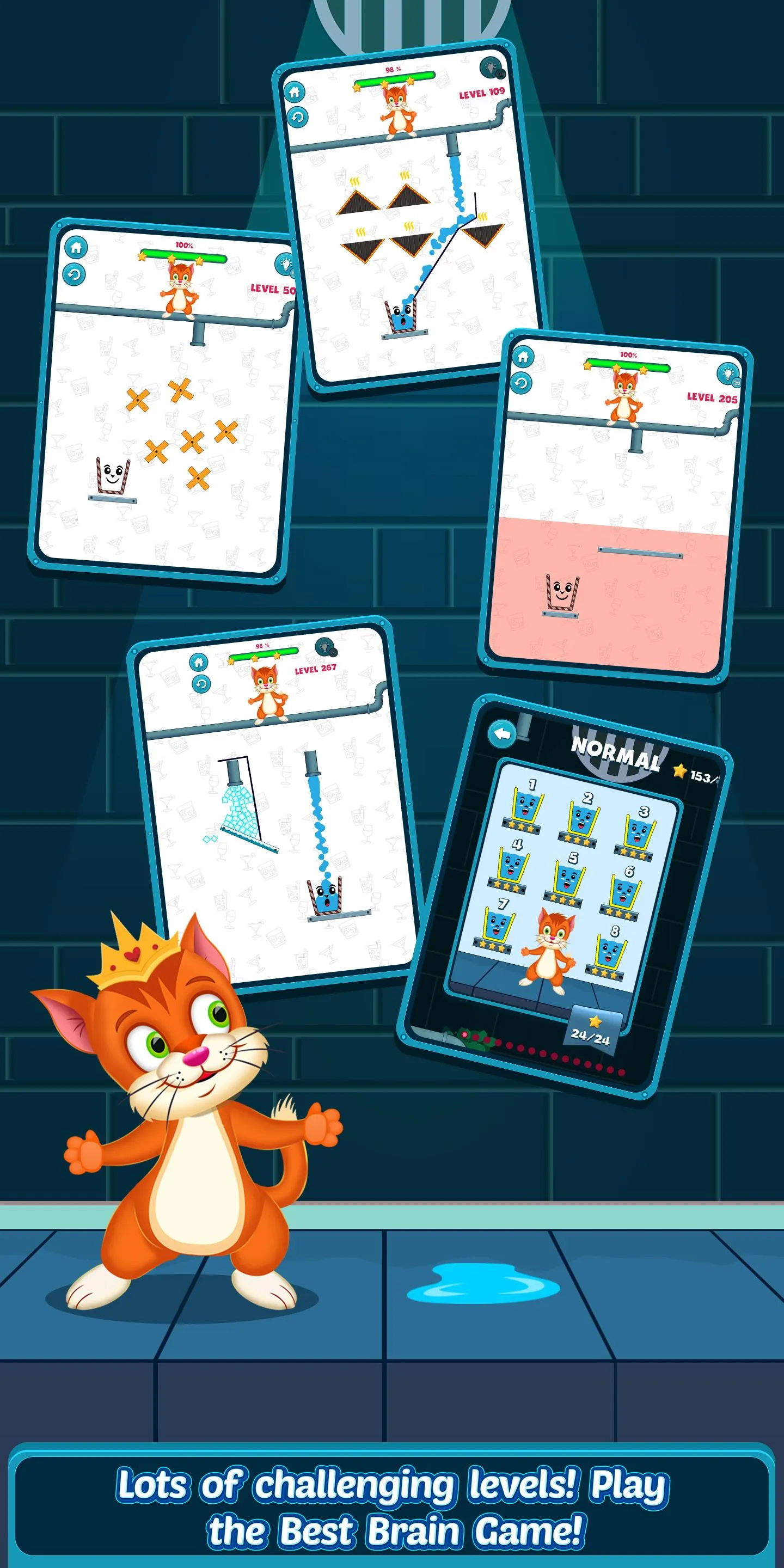 Happy Cat - Fill the Glass | Indus Appstore | Screenshot