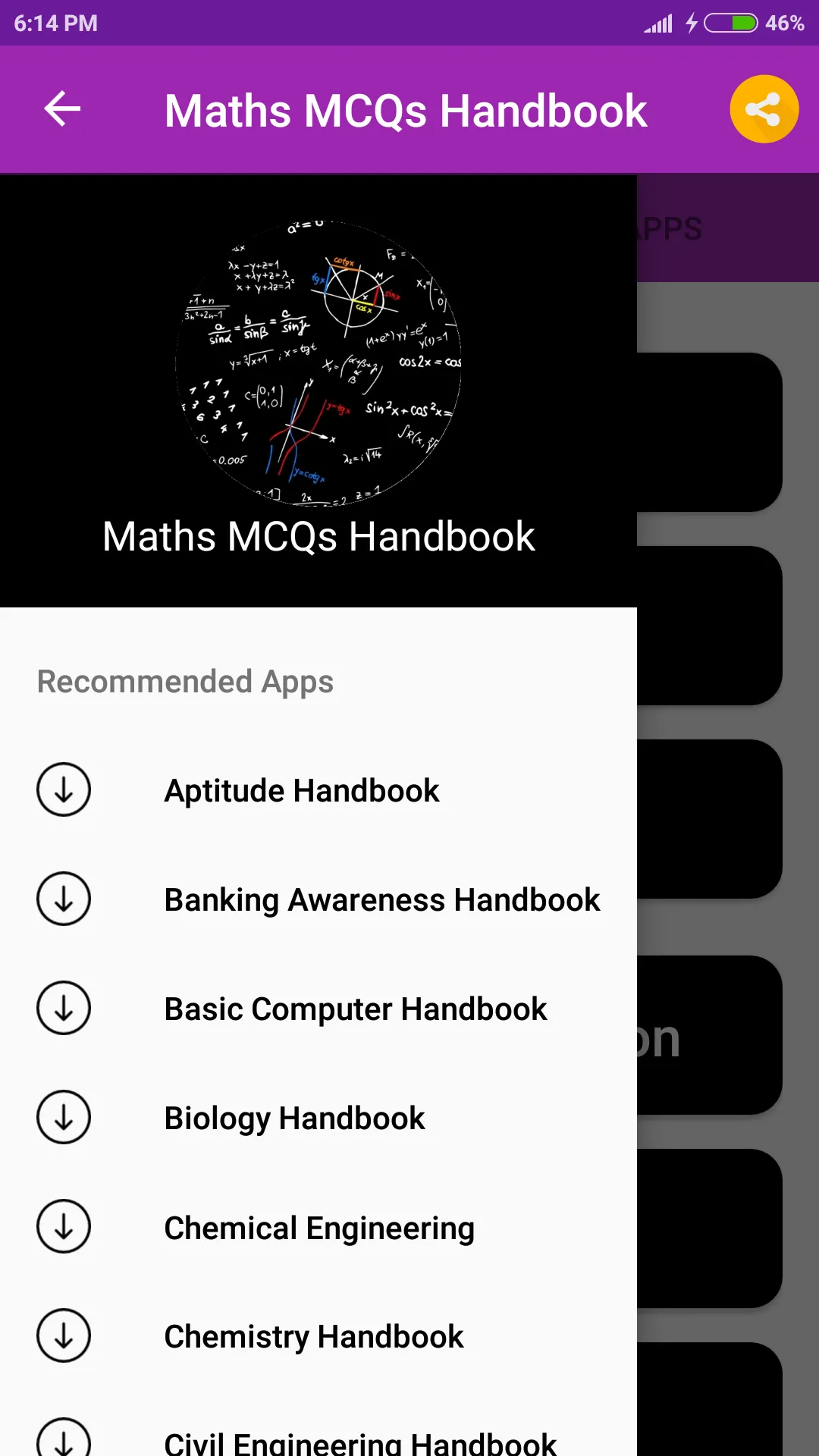 Maths Handbook | Indus Appstore | Screenshot