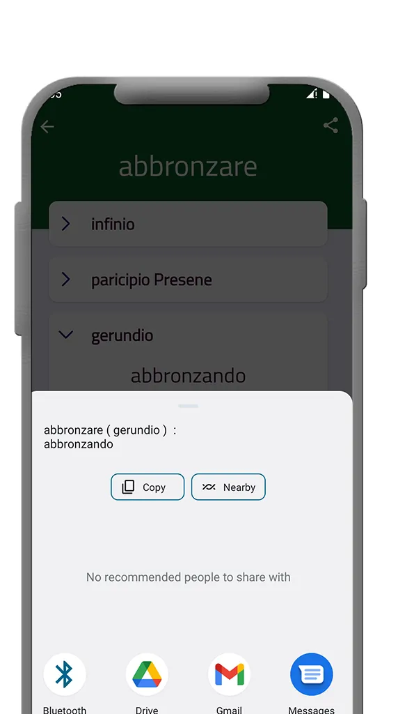 Italian Verb Conjugator | Indus Appstore | Screenshot