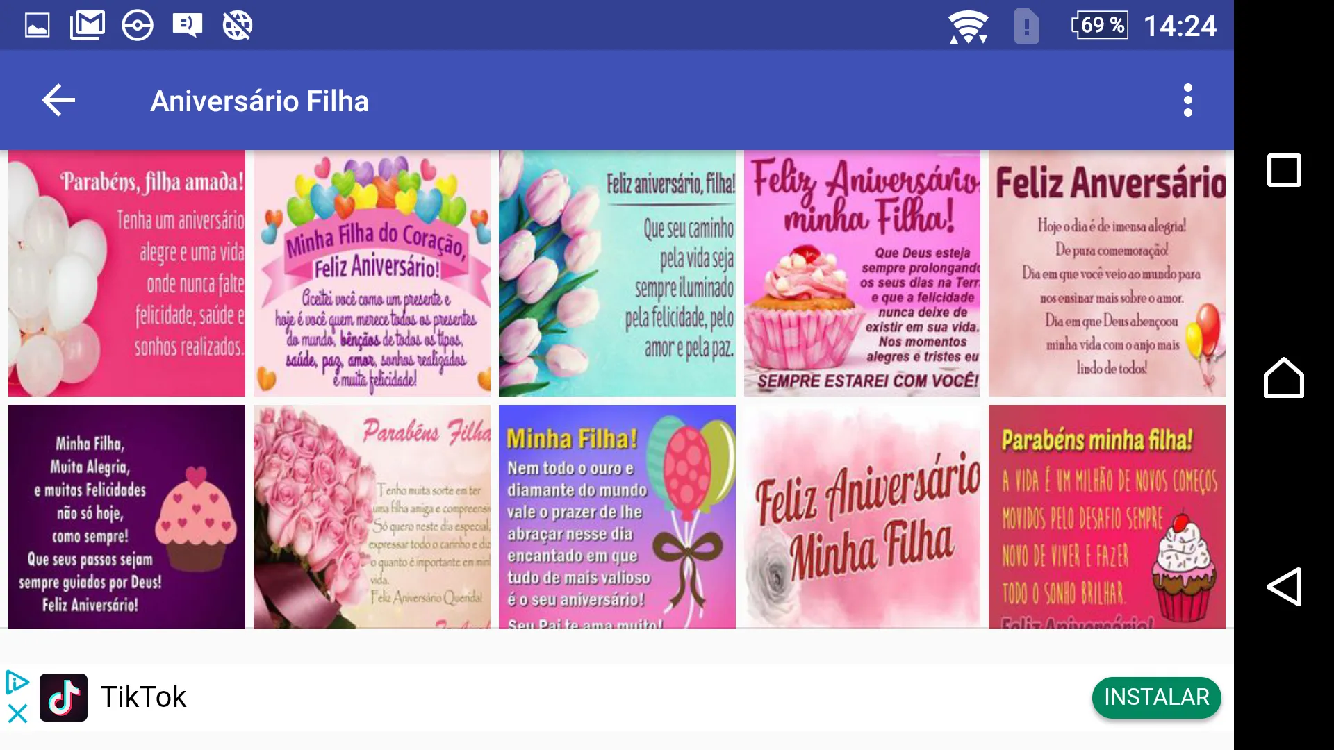 MINHA FILHA DIA NASCIMENTO | Indus Appstore | Screenshot