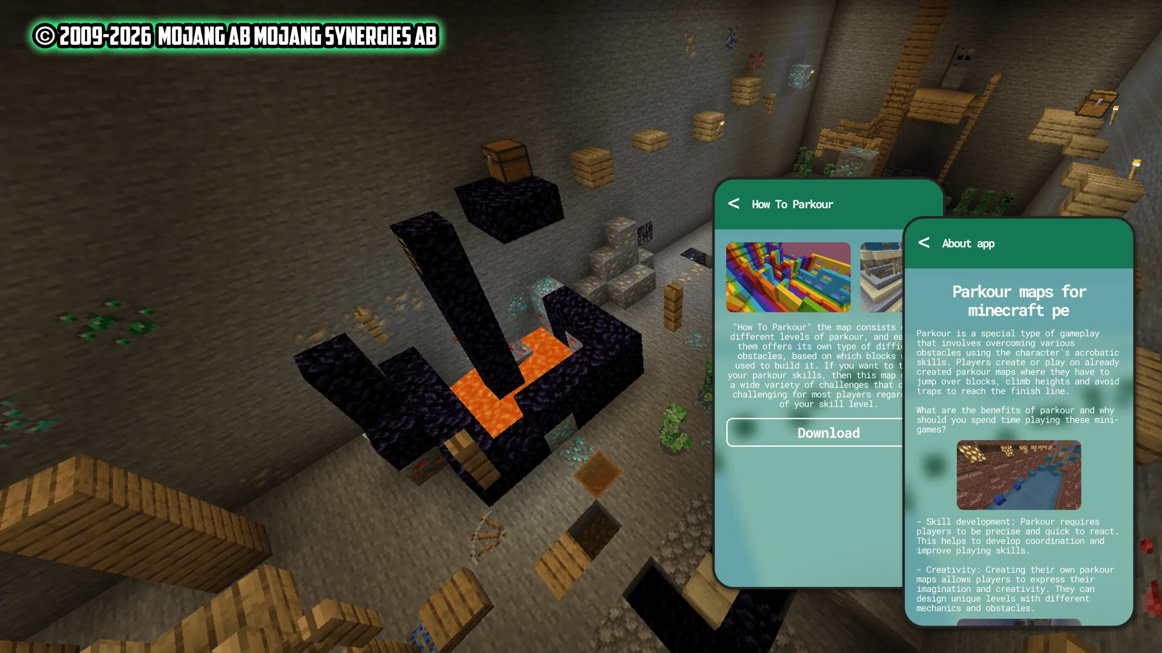 Parkour maps for minecraft pe | Indus Appstore | Screenshot