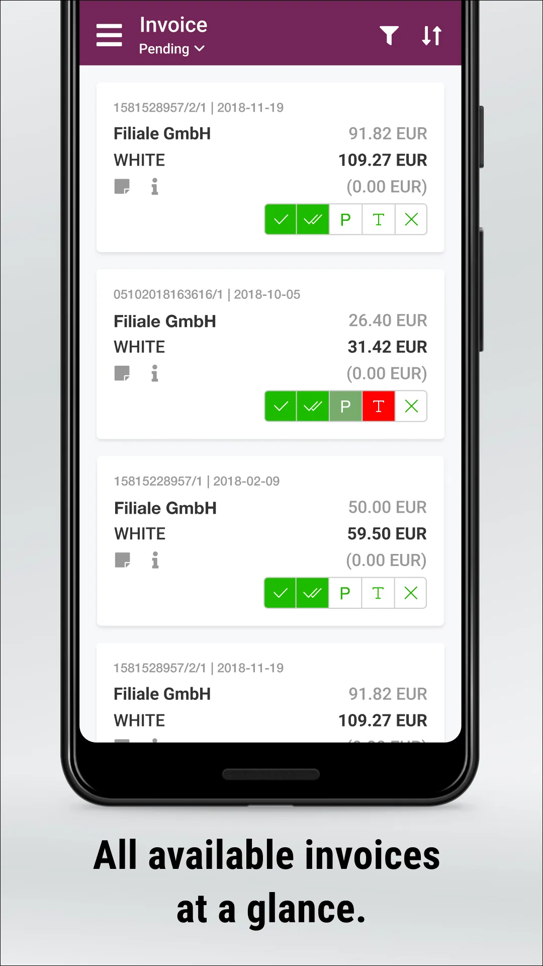 progros Invoice | Indus Appstore | Screenshot