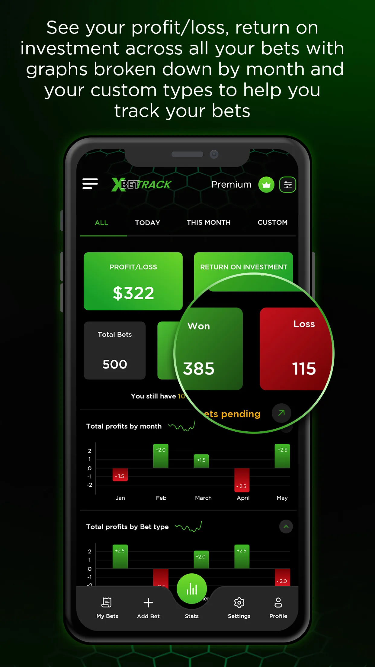 XBet Track Sports Bet Tracker | Indus Appstore | Screenshot