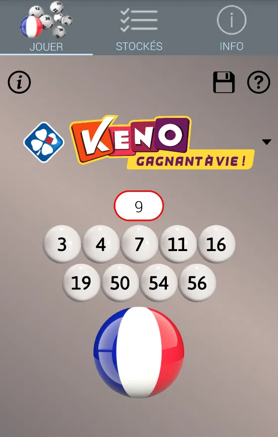 Loto France: Algorithme | Indus Appstore | Screenshot