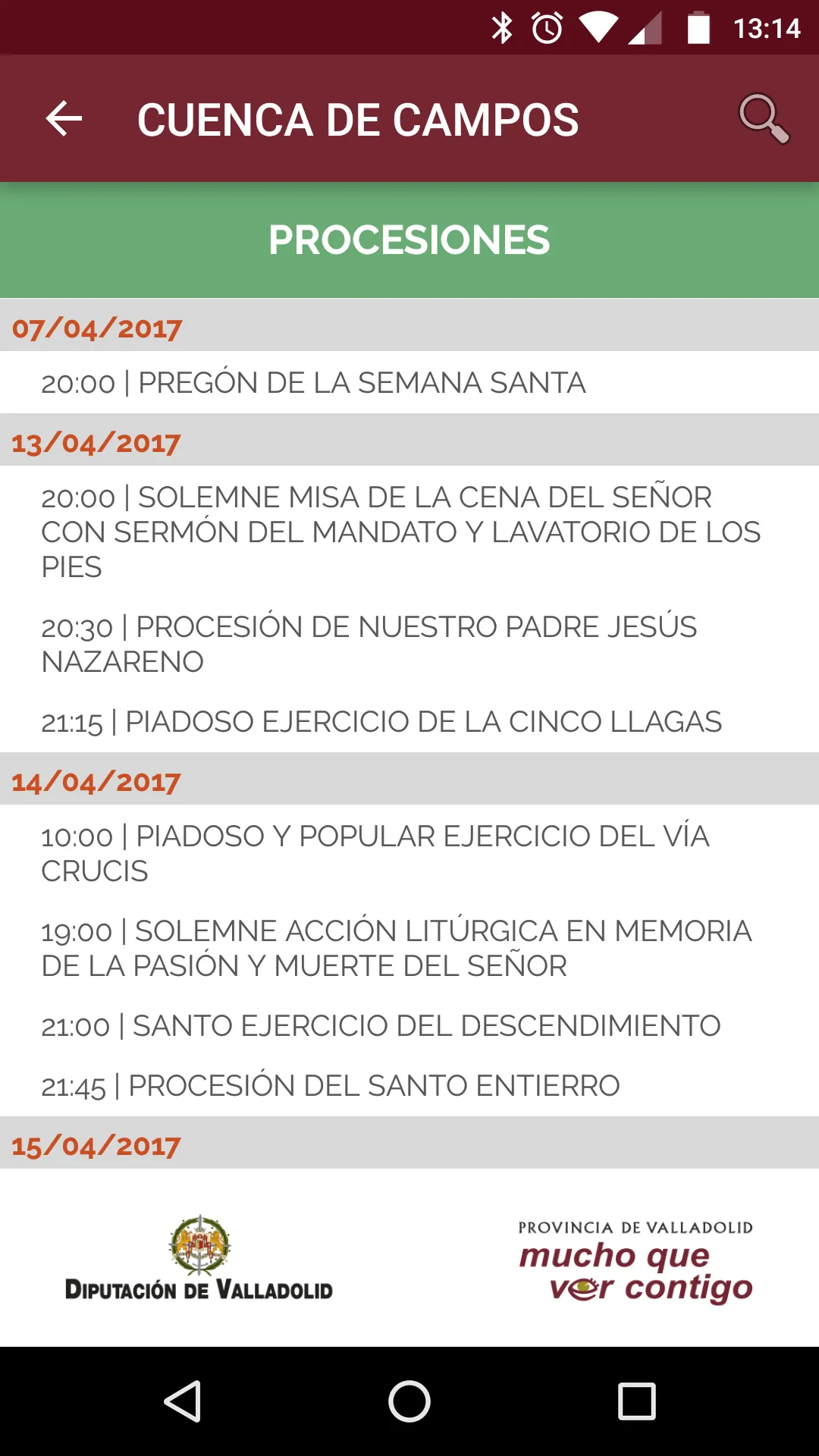 Provincia de Valladolid en Sem | Indus Appstore | Screenshot