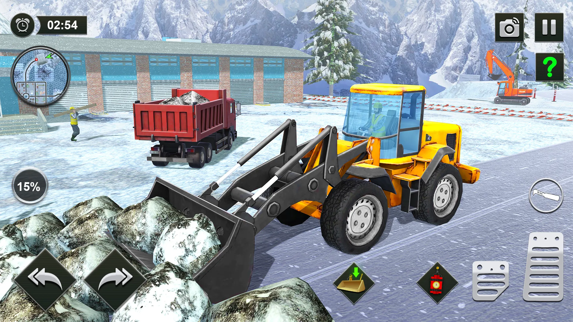 Snow Offroad Construction Game | Indus Appstore | Screenshot