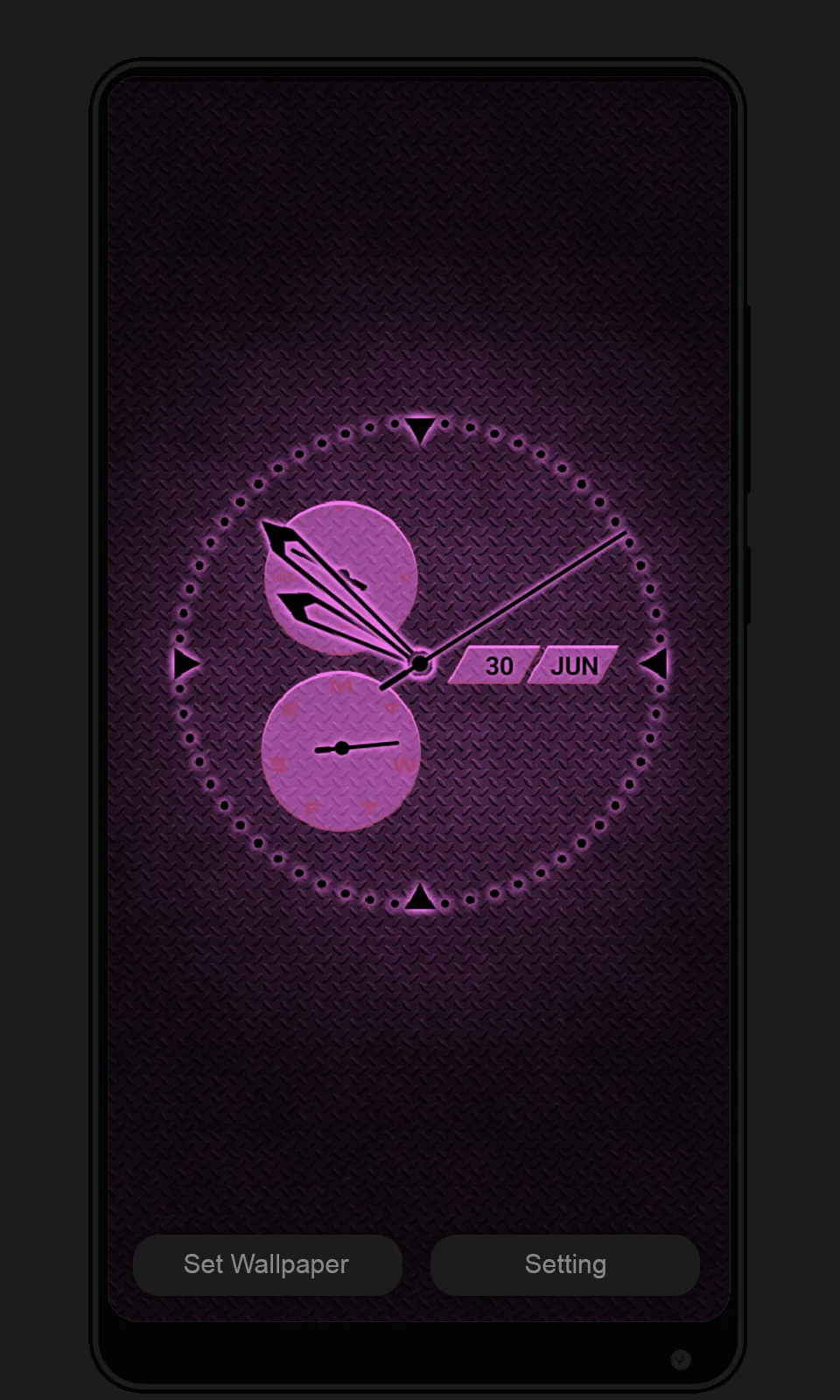 Clock Live Wallpaper | Indus Appstore | Screenshot