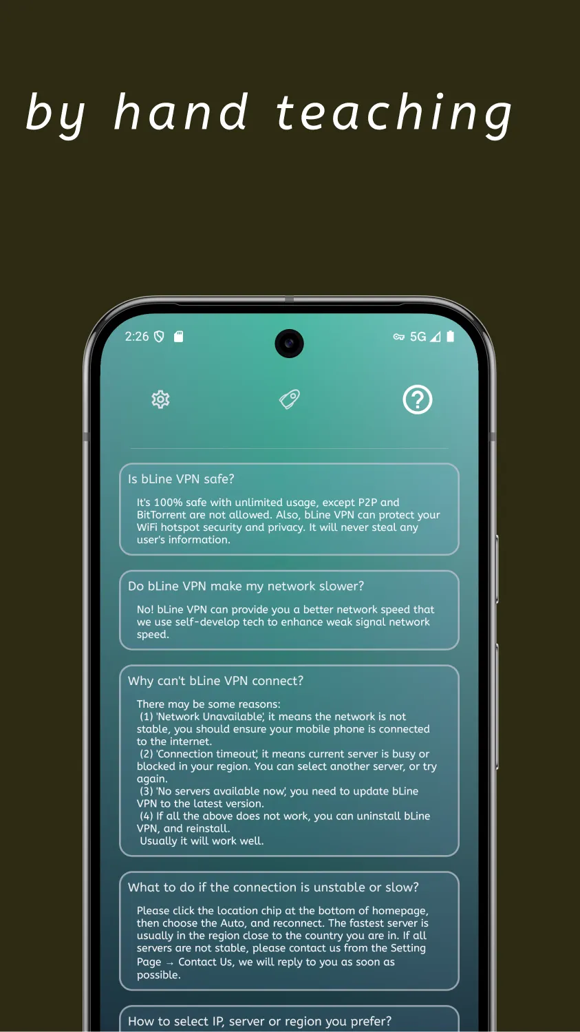 bLine VPN - proxy & security | Indus Appstore | Screenshot