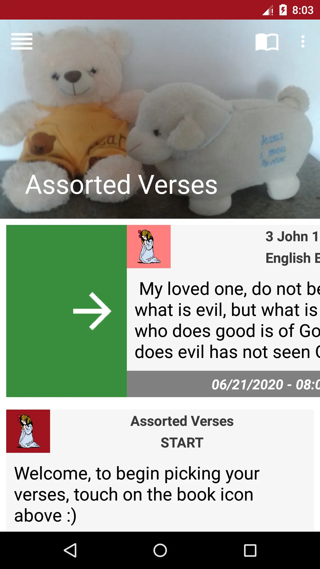 Assorted Verses - Holy Bible | Indus Appstore | Screenshot