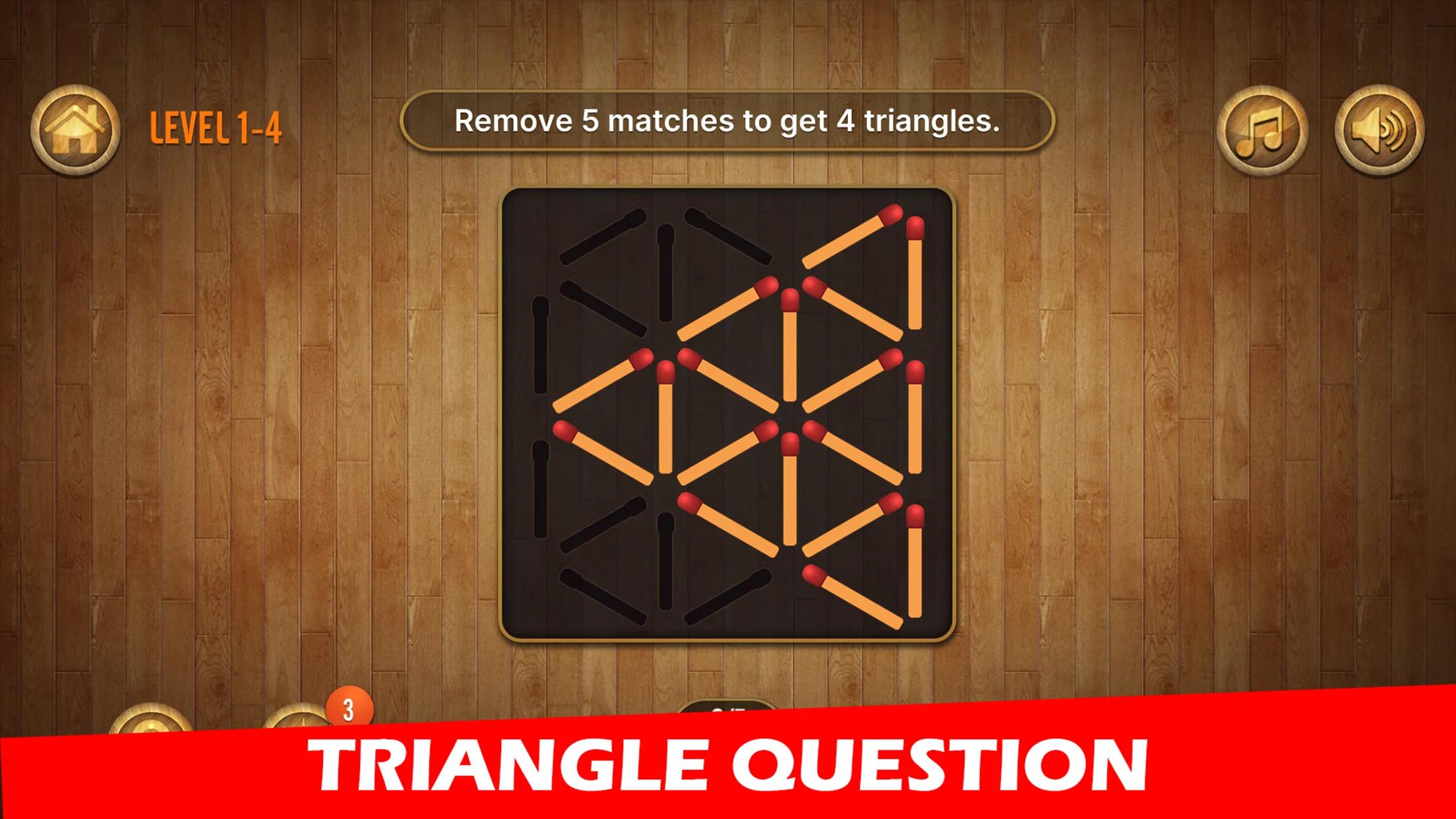 Matchstick Puzzle Classic | Indus Appstore | Screenshot