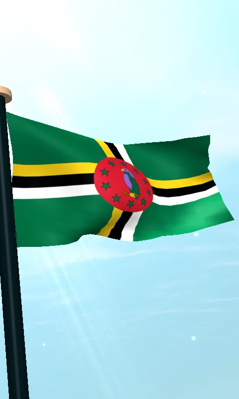 Dominica Flag 3D Free | Indus Appstore | Screenshot