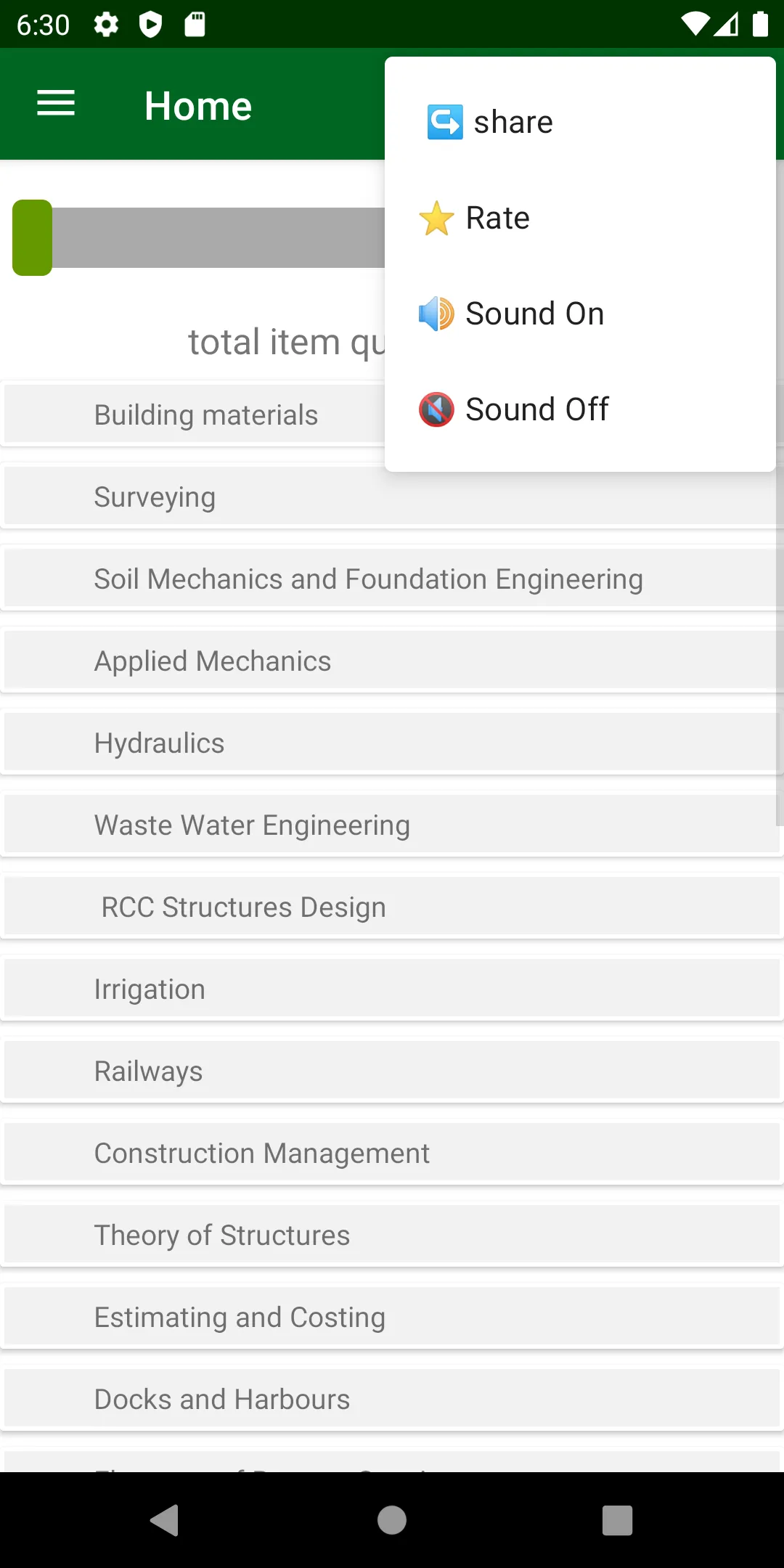 CIVIL ENGINEER REVIEWER | Indus Appstore | Screenshot