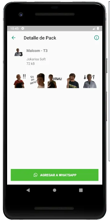 Stickers de Malcom | Indus Appstore | Screenshot