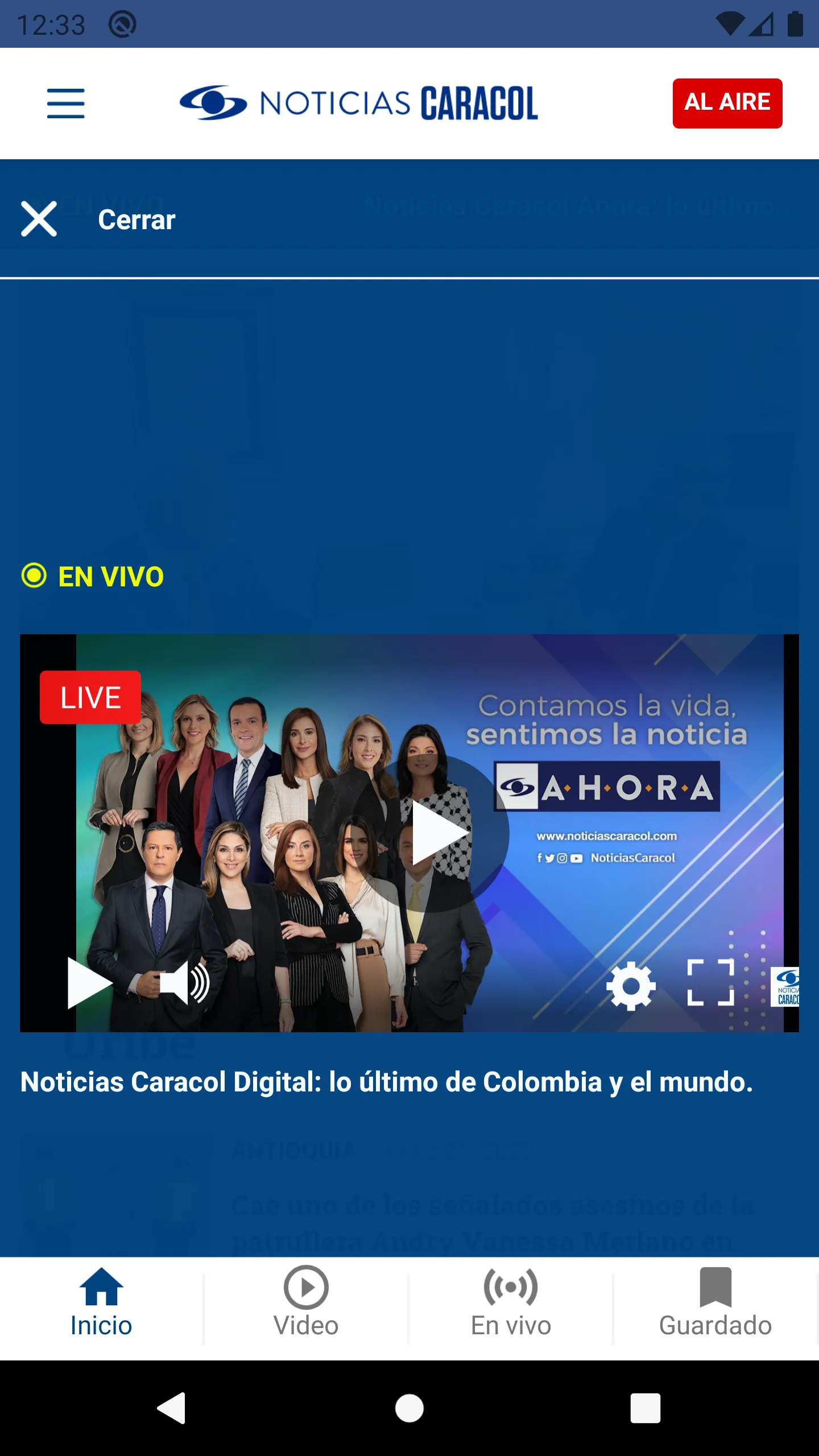 Noticias Caracol | Indus Appstore | Screenshot