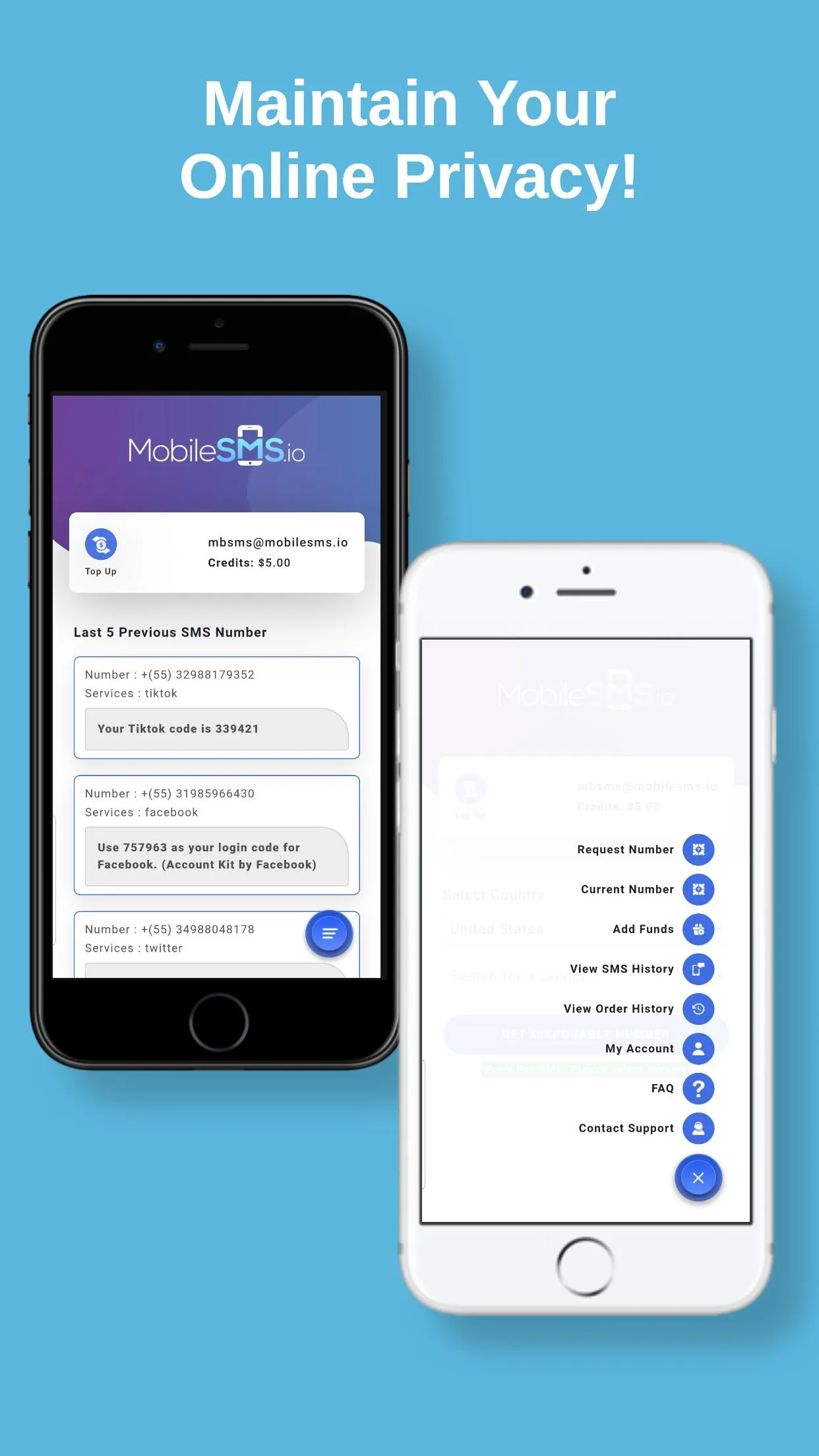 MobileSMS: Verify SMS Numbers | Indus Appstore | Screenshot