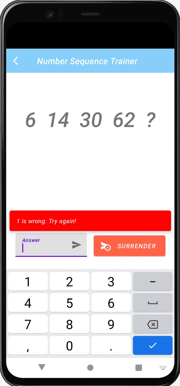 Number Sequence Trainer | Indus Appstore | Screenshot