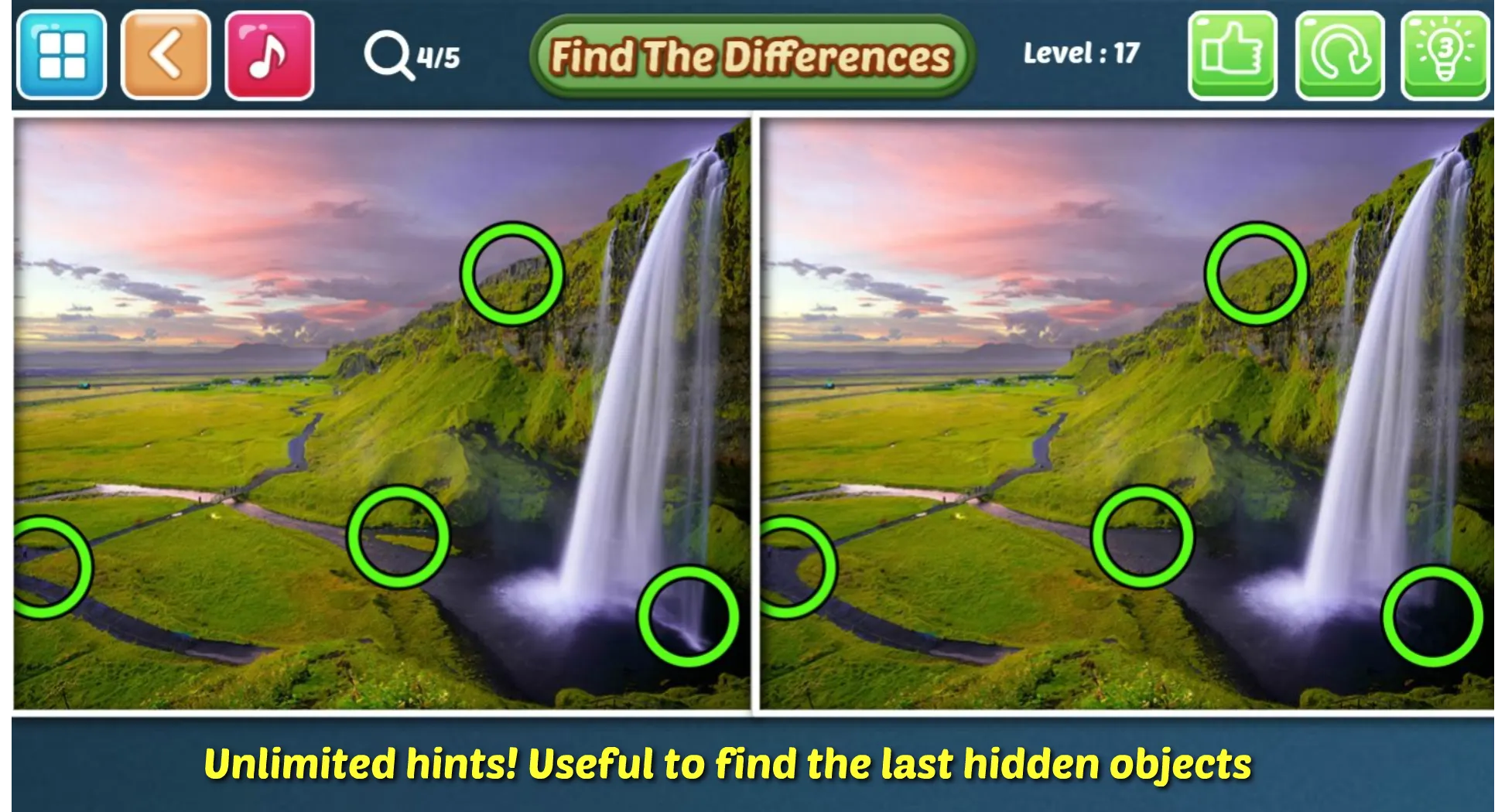 Find the difference 10 mb game | Indus Appstore | Screenshot