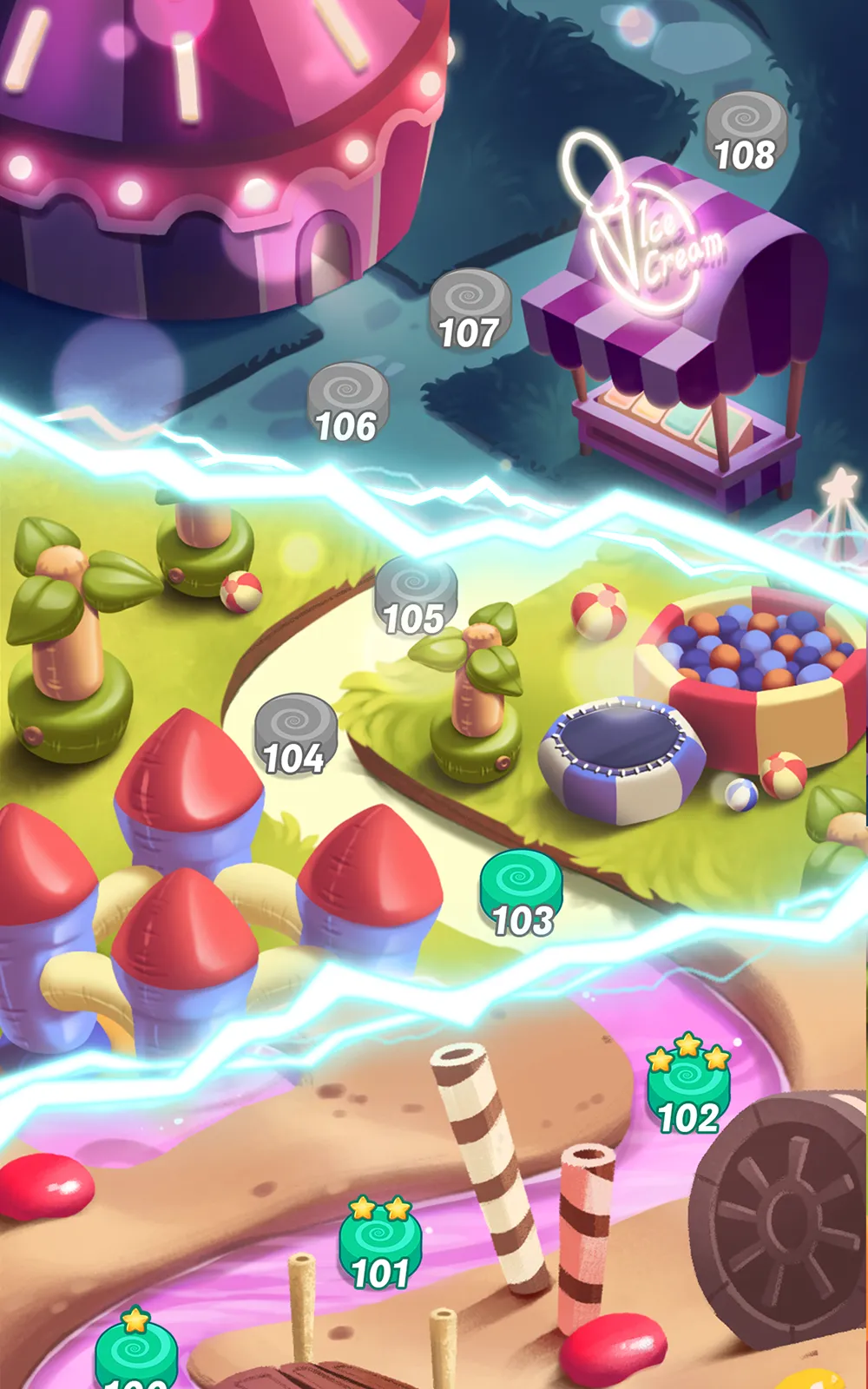 Cookie Rush Match 3 | Indus Appstore | Screenshot