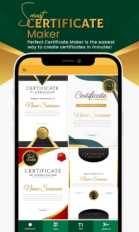 Smart Certificate Maker App | Indus Appstore | Screenshot