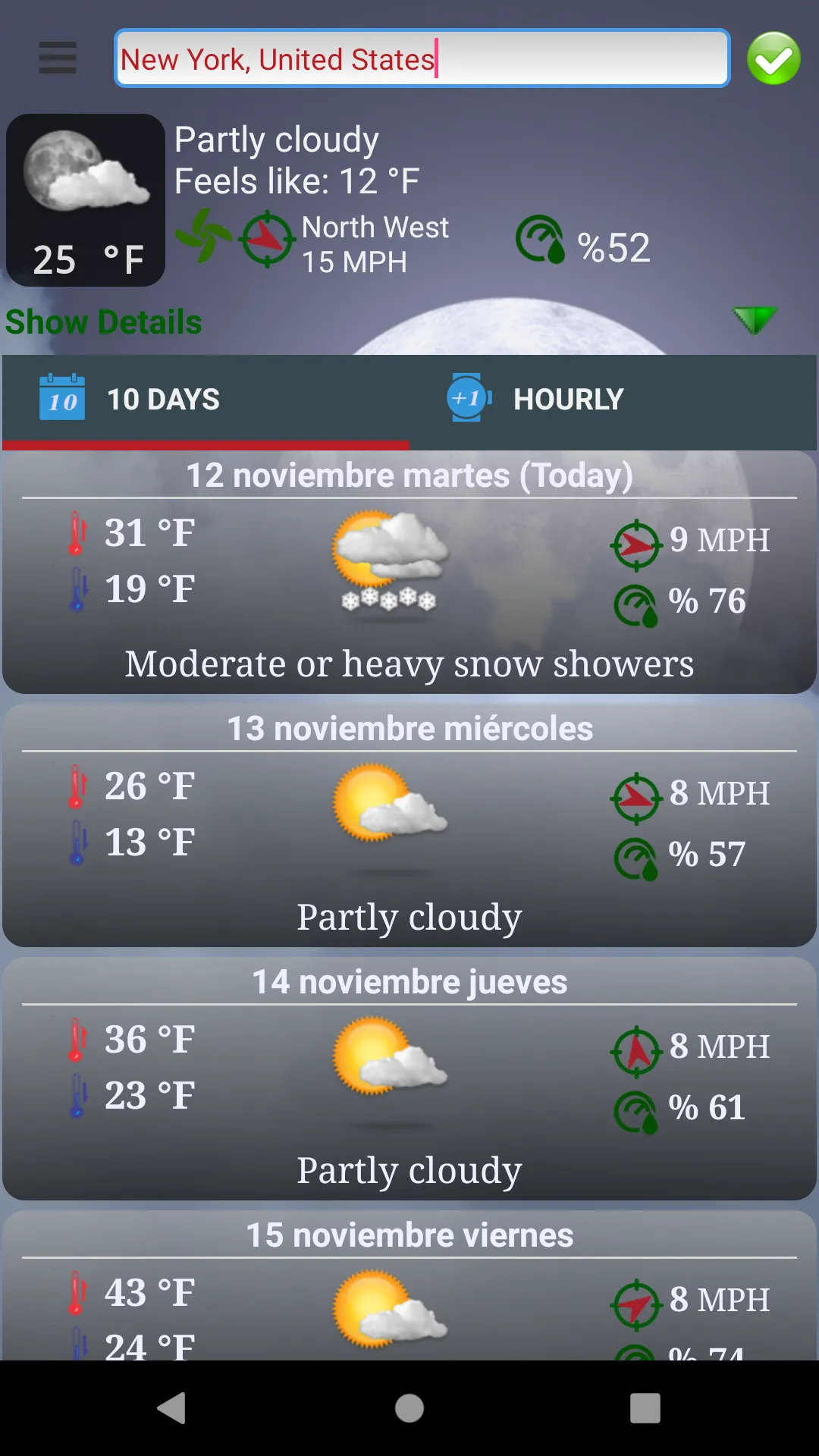 Turkey's Weather | Indus Appstore | Screenshot