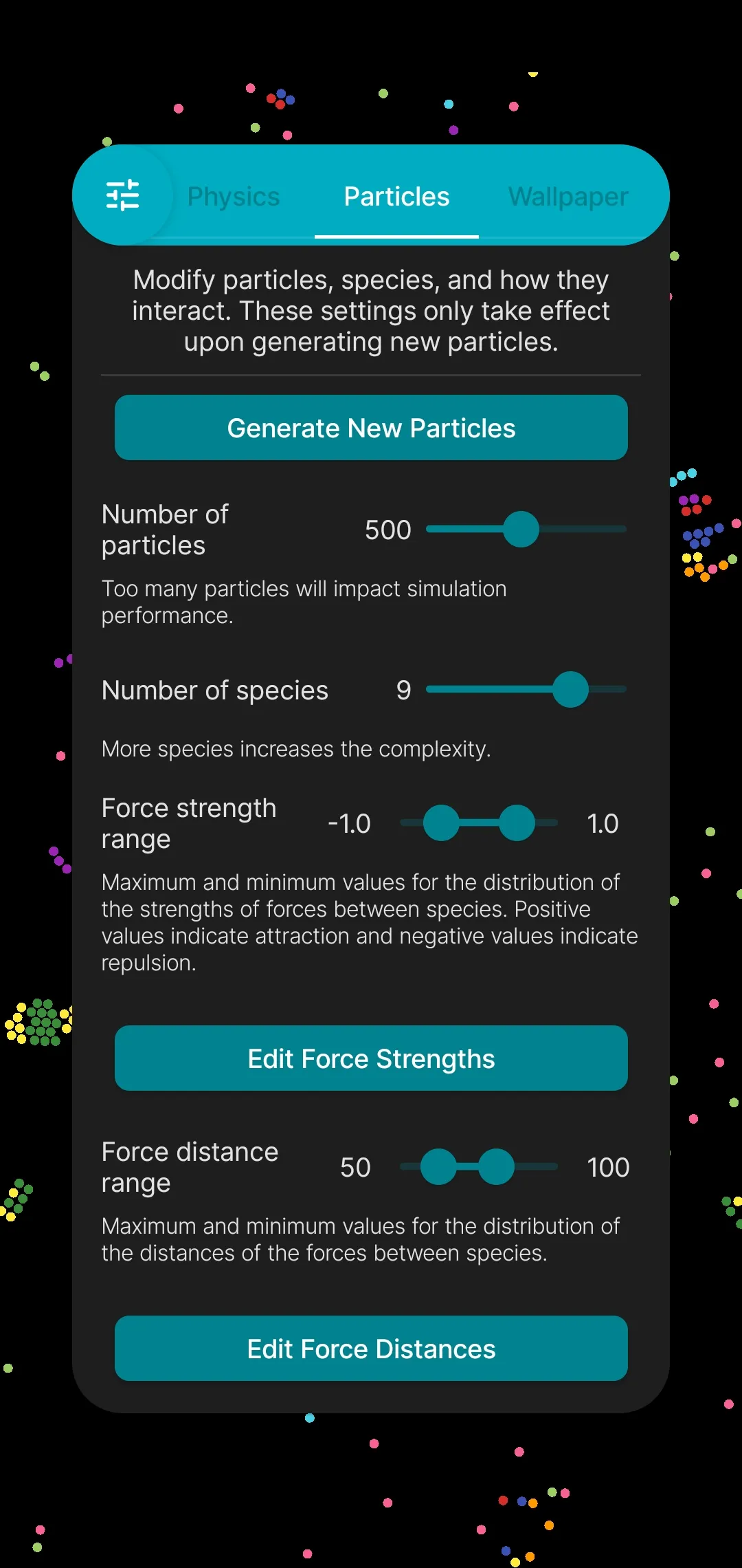 Particle Life | Indus Appstore | Screenshot