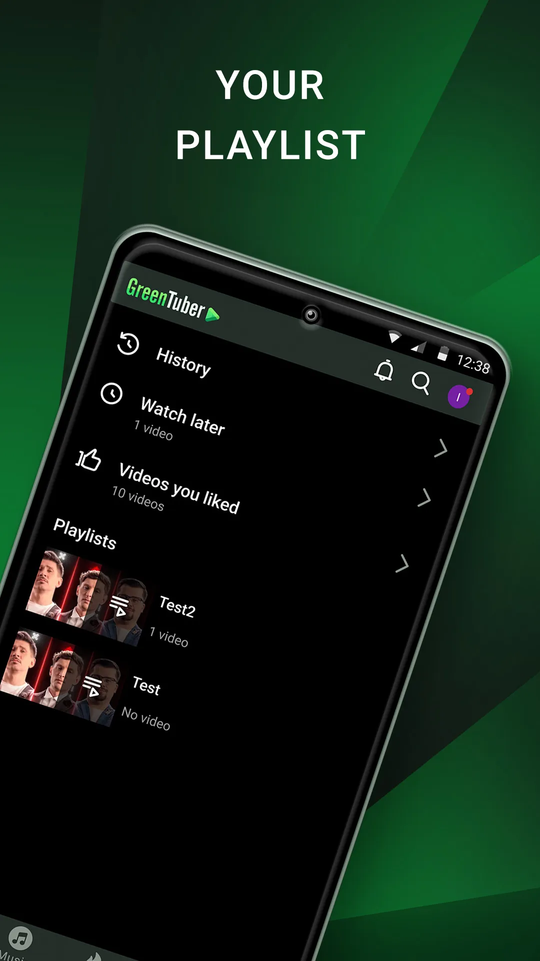 GreenTuber block ads on videos | Indus Appstore | Screenshot