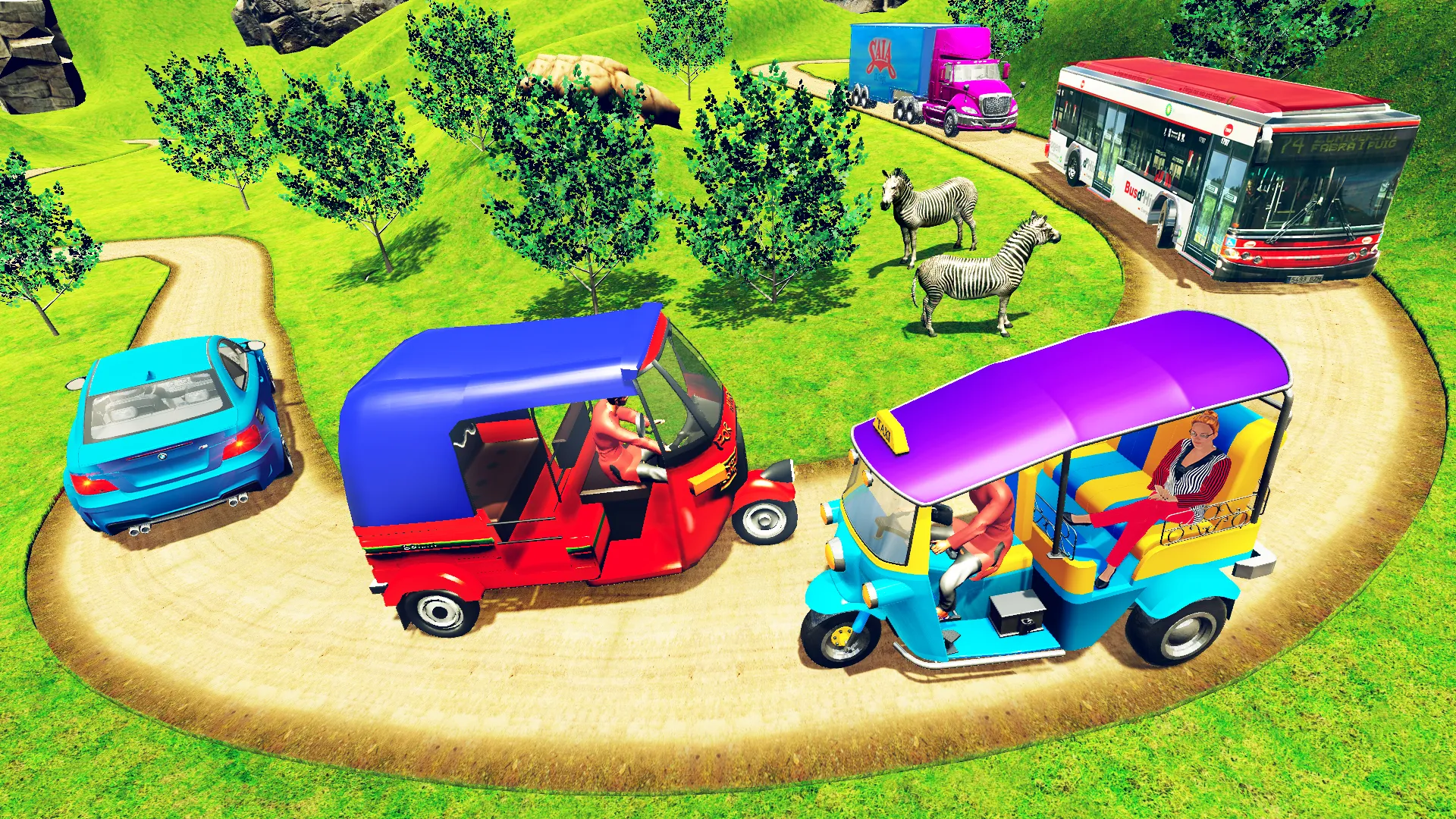 Tuk Tuk Auto Rickshaw Game | Indus Appstore | Screenshot