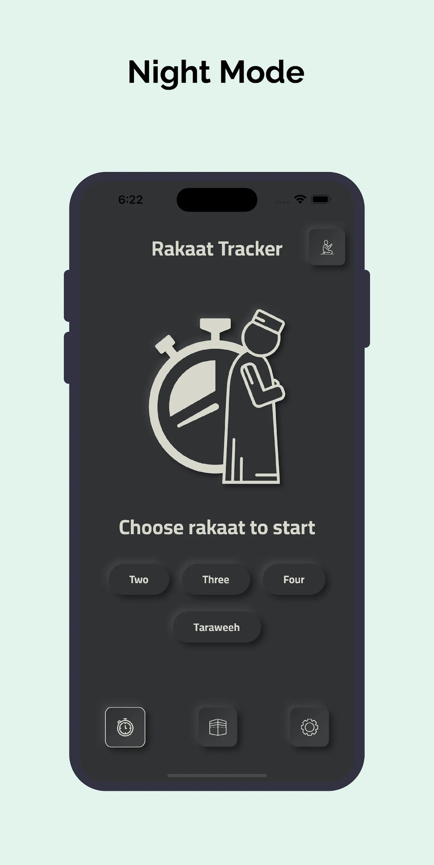 Rakaat Tracker - عدا�د ركعات | Indus Appstore | Screenshot