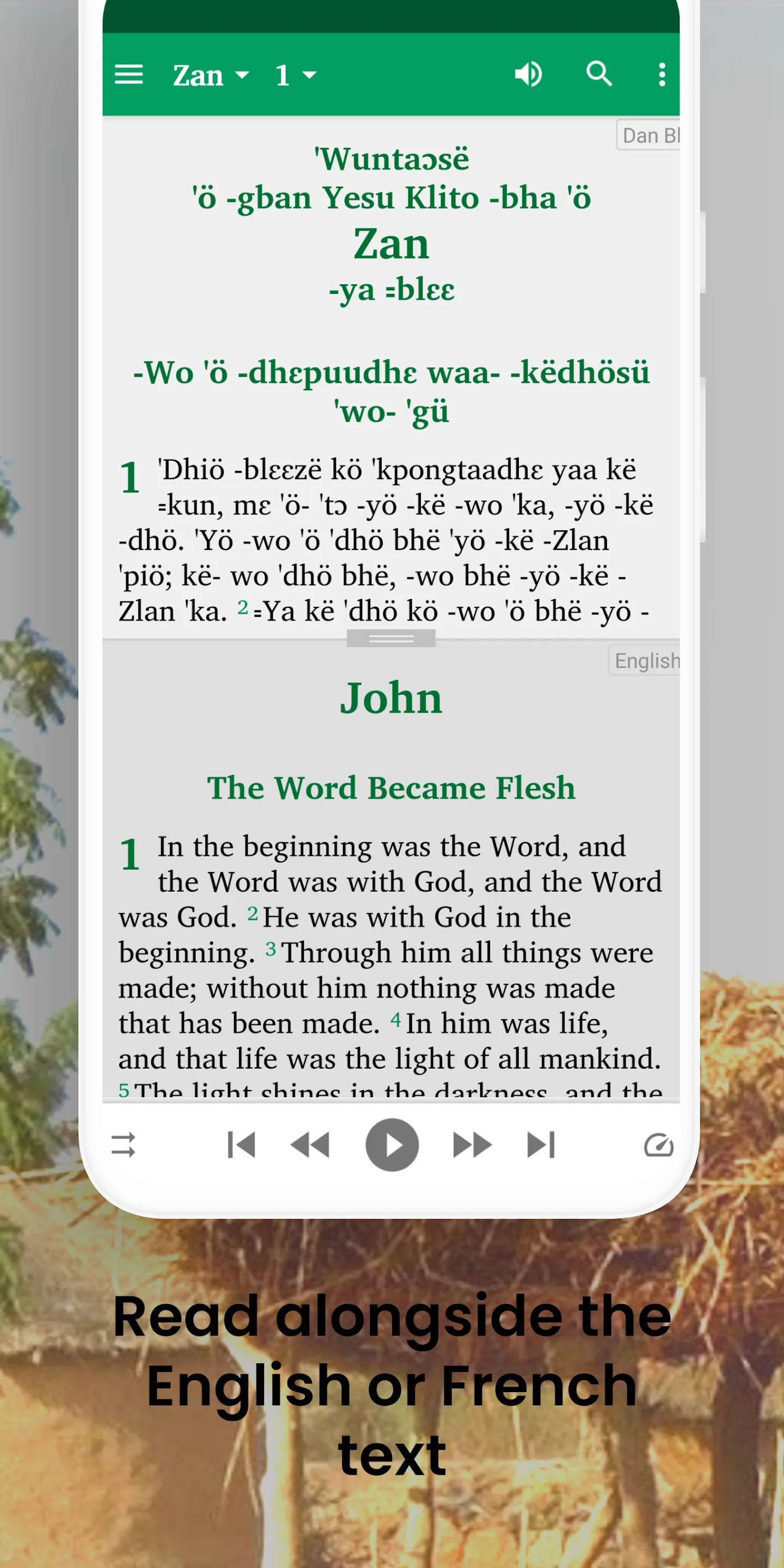 Bible in Dan Blowo (Yacouba) | Indus Appstore | Screenshot