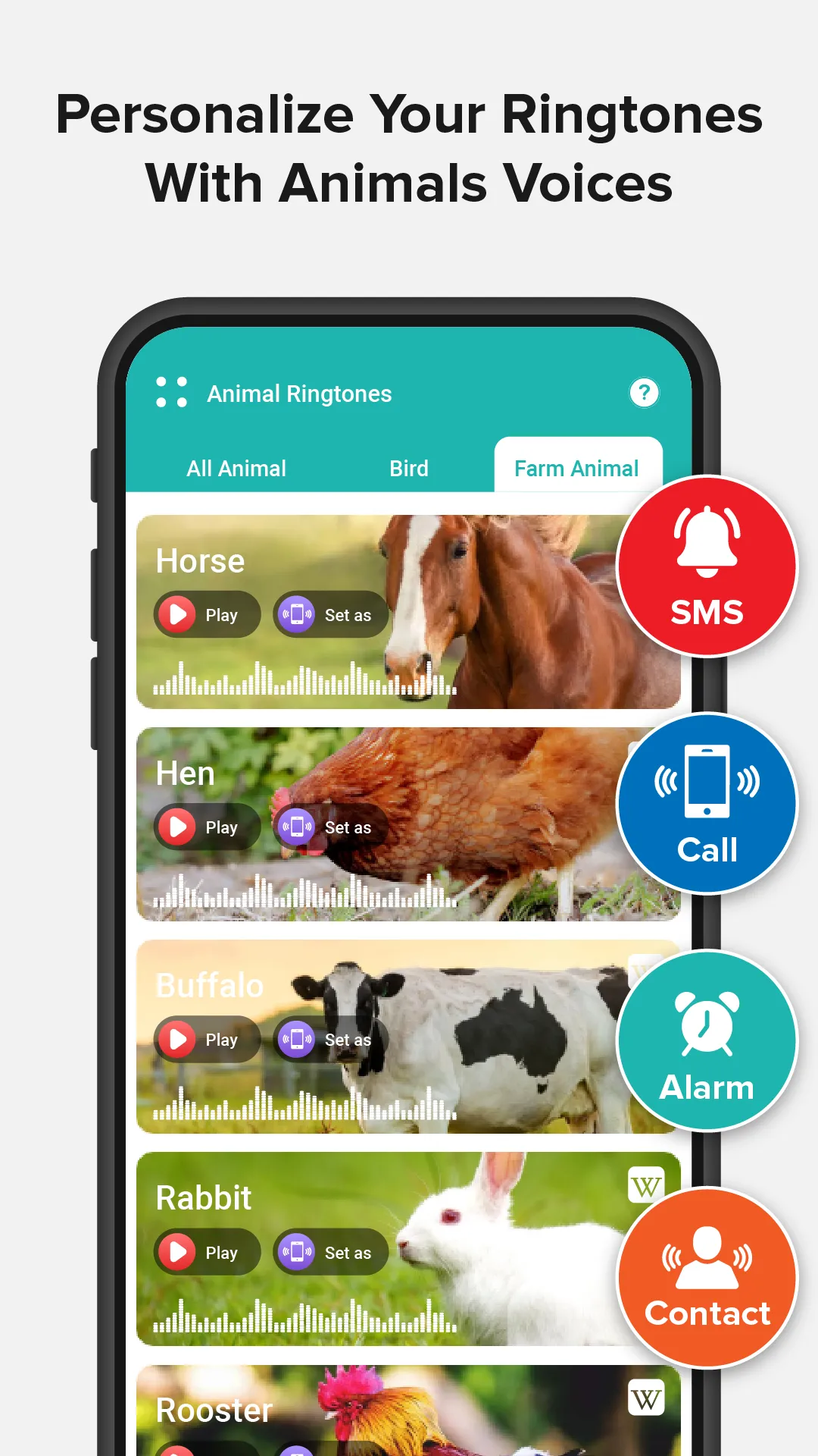 animal ringtones: bird sounds | Indus Appstore | Screenshot