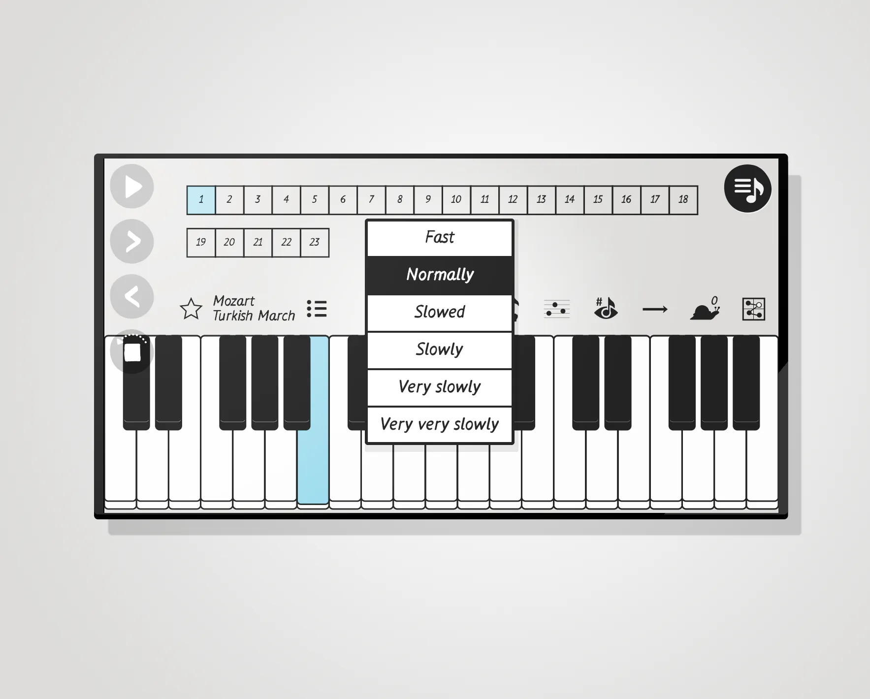 Pianizator 22: piano tutorials | Indus Appstore | Screenshot