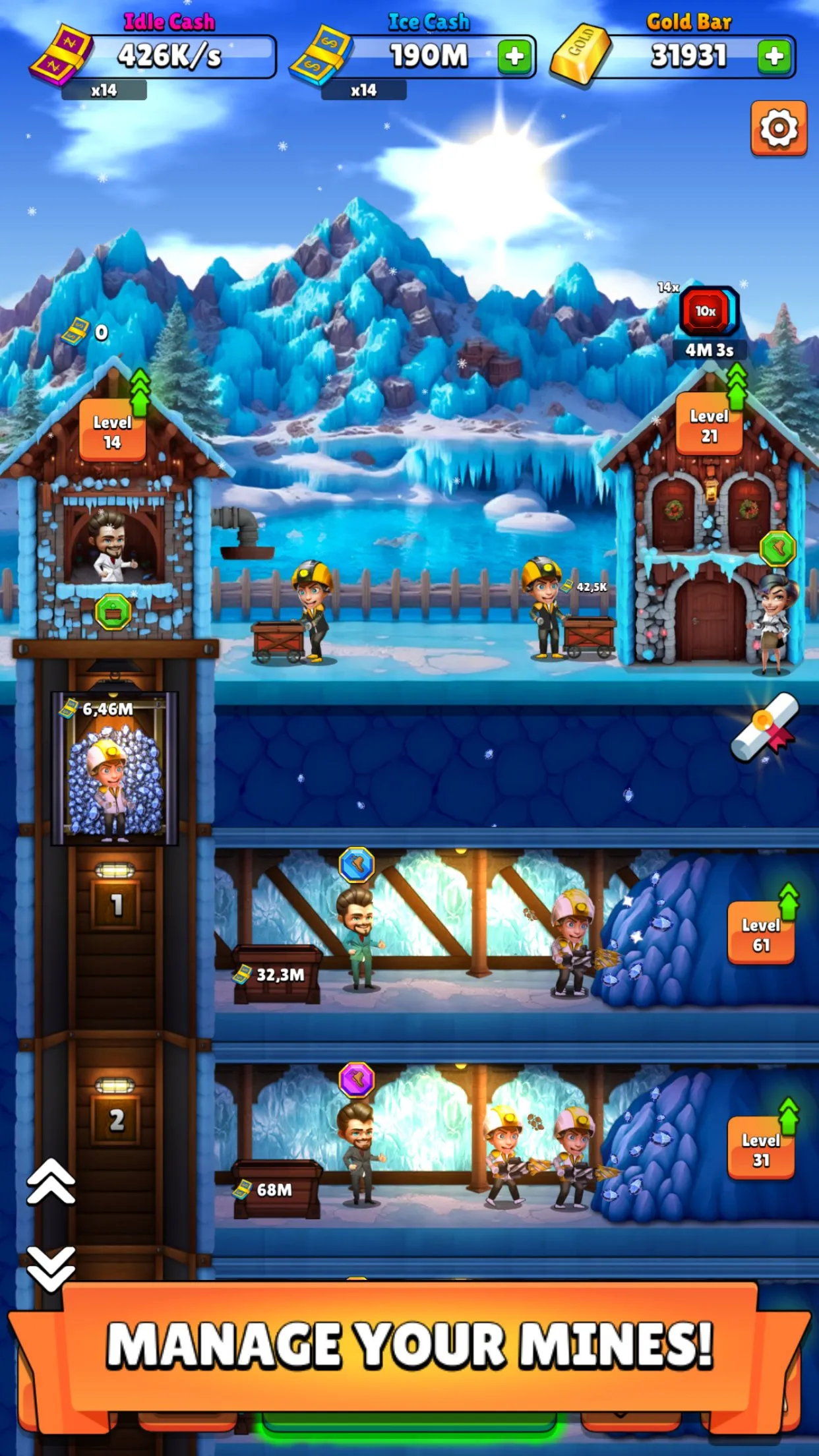 Idle Mining Company: Idle Game | Indus Appstore | Screenshot