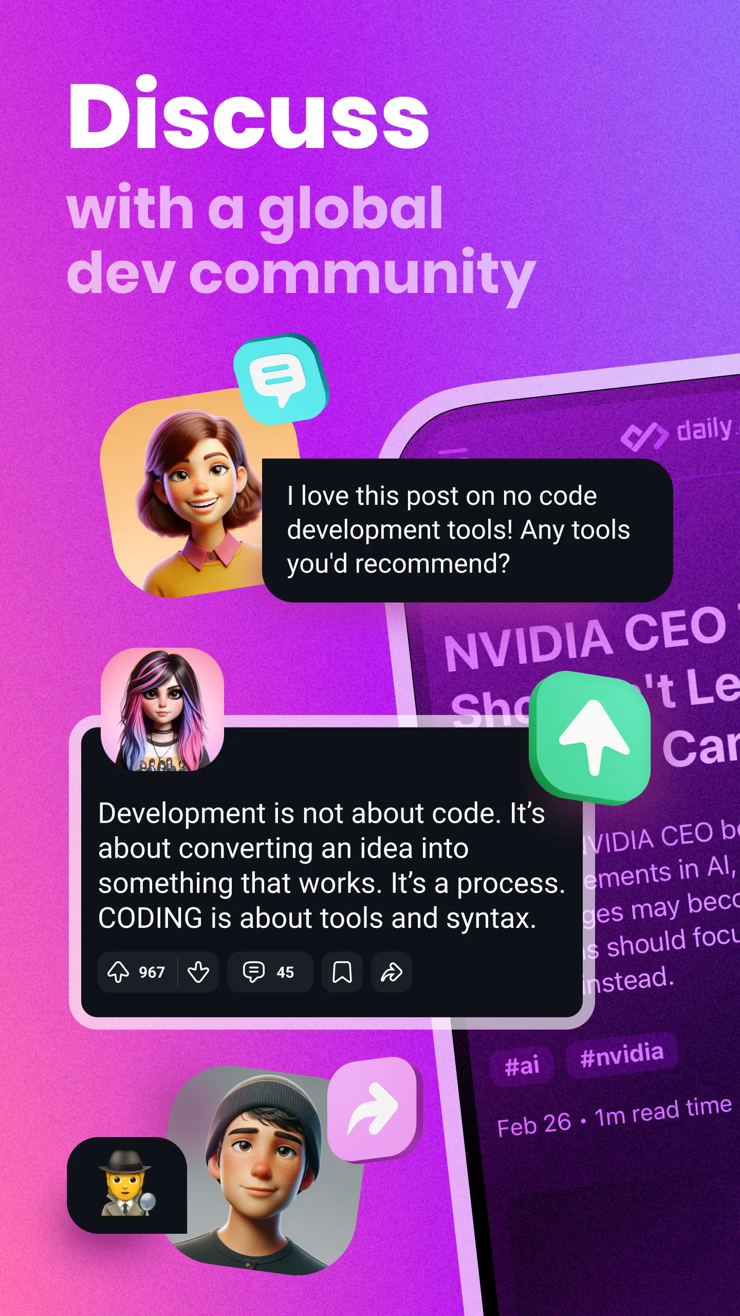 daily.dev - stay up to date | Indus Appstore | Screenshot