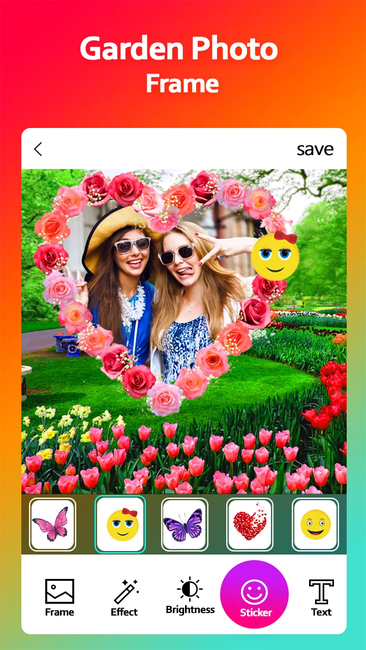 Garden Photo Frame Editor | Indus Appstore | Screenshot