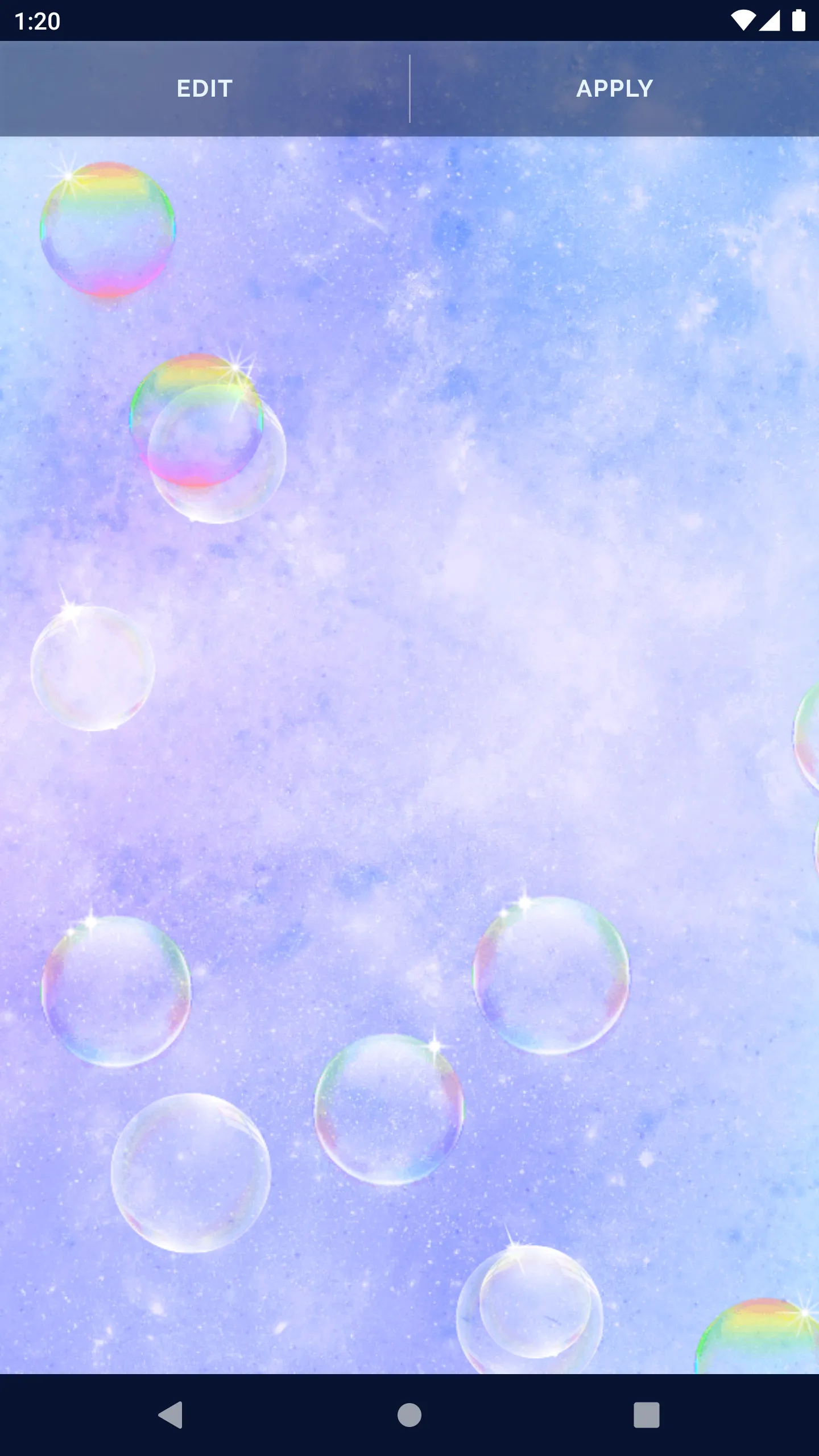 Soap Bubble Live Wallpaper | Indus Appstore | Screenshot