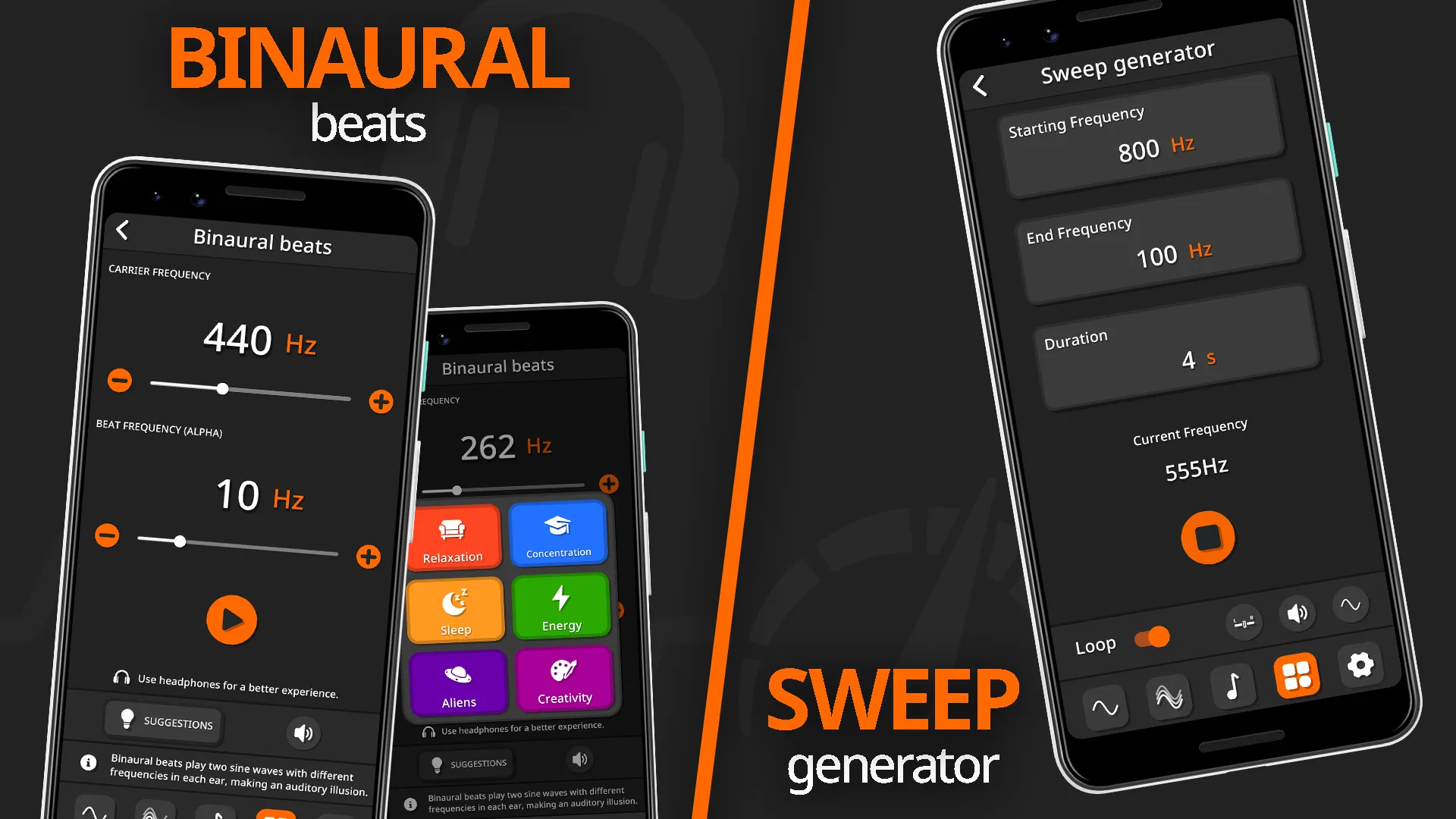 Frequency Sound Generator | Indus Appstore | Screenshot