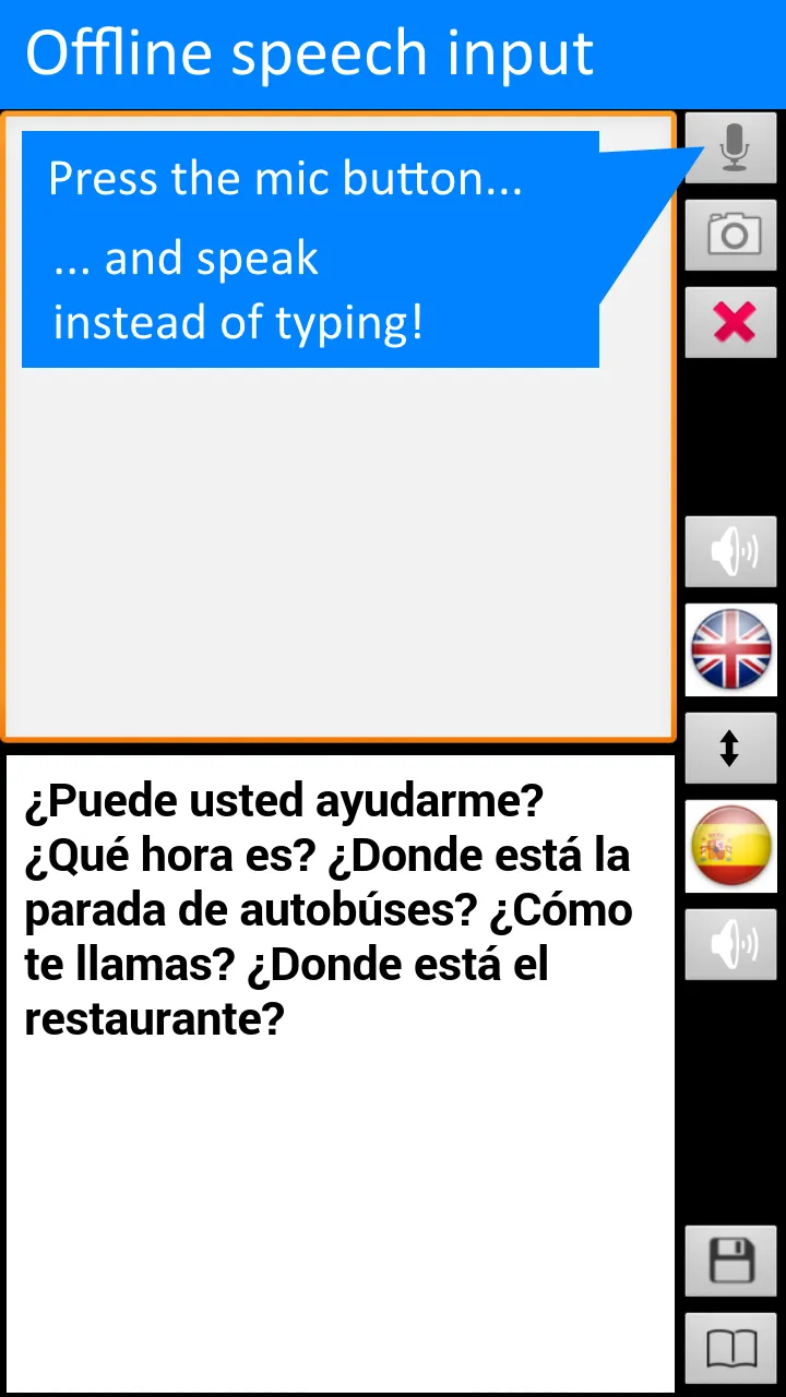 Offline Translator: Spanish-En | Indus Appstore | Screenshot