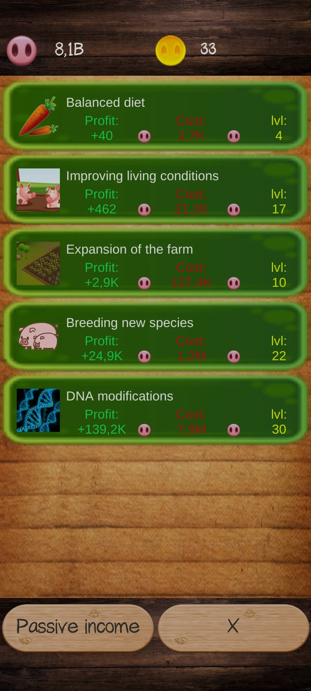 Pig Farm Clicker - Idle Game! | Indus Appstore | Screenshot