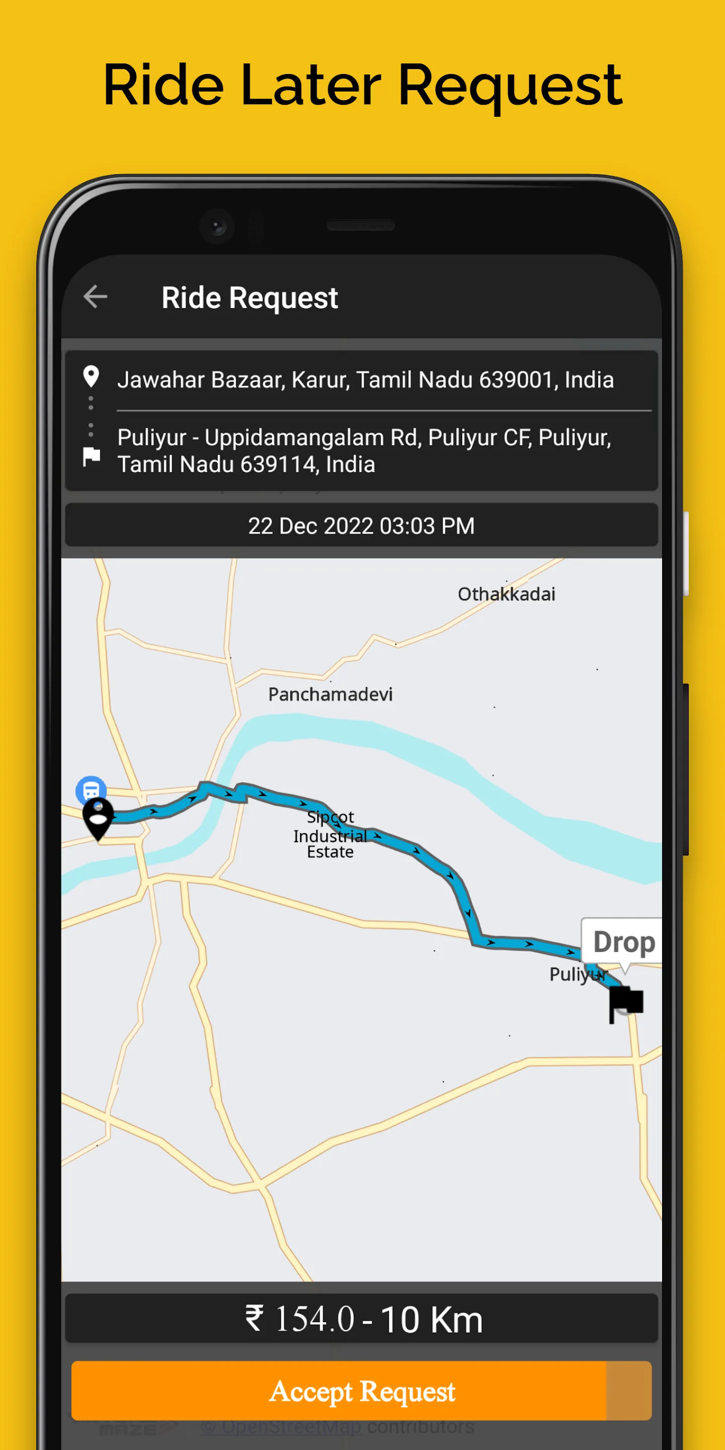 Namma Ooru Taxi® - For Drivers | Indus Appstore | Screenshot