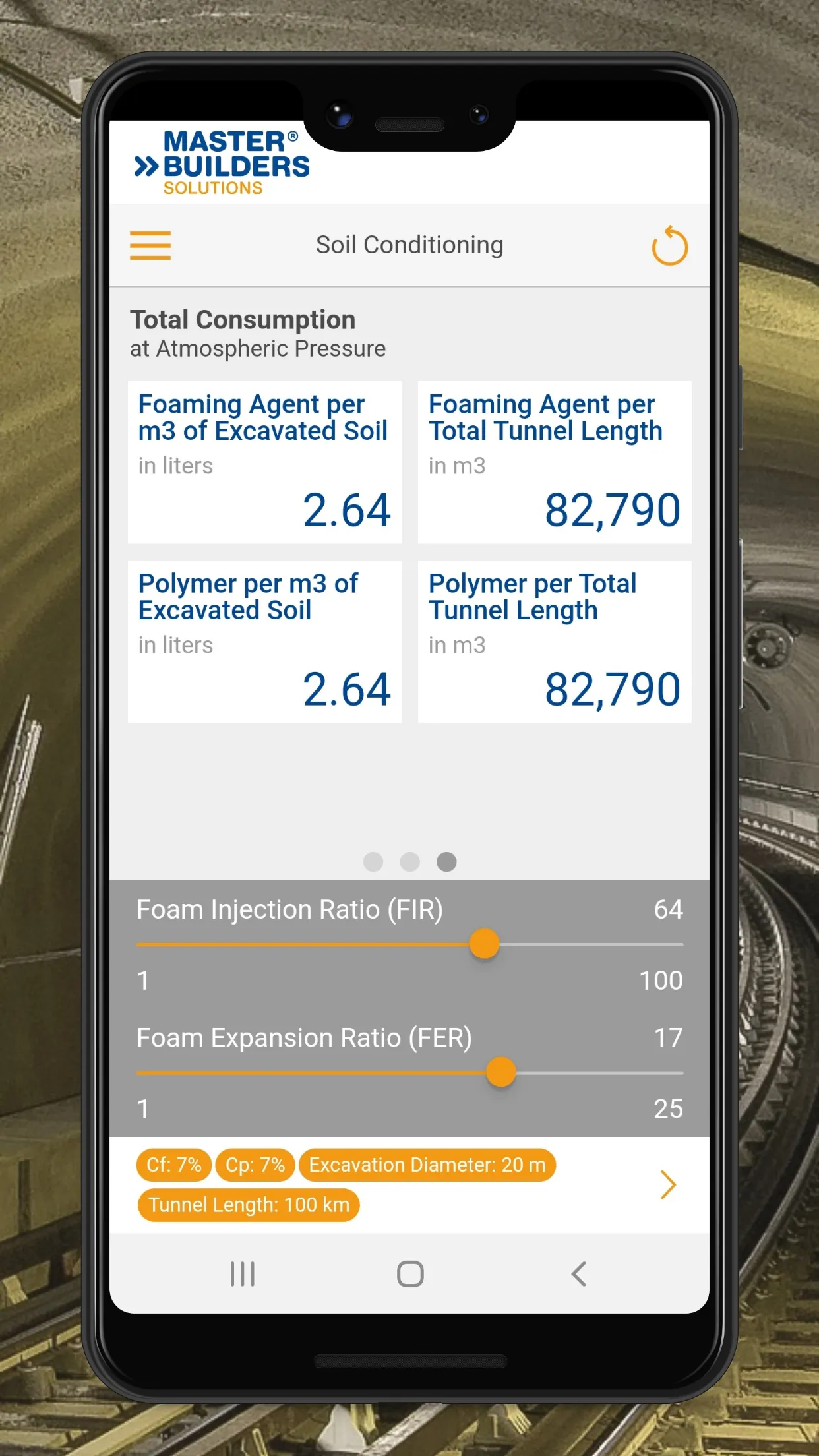 TBM Soil Conditioning | Indus Appstore | Screenshot