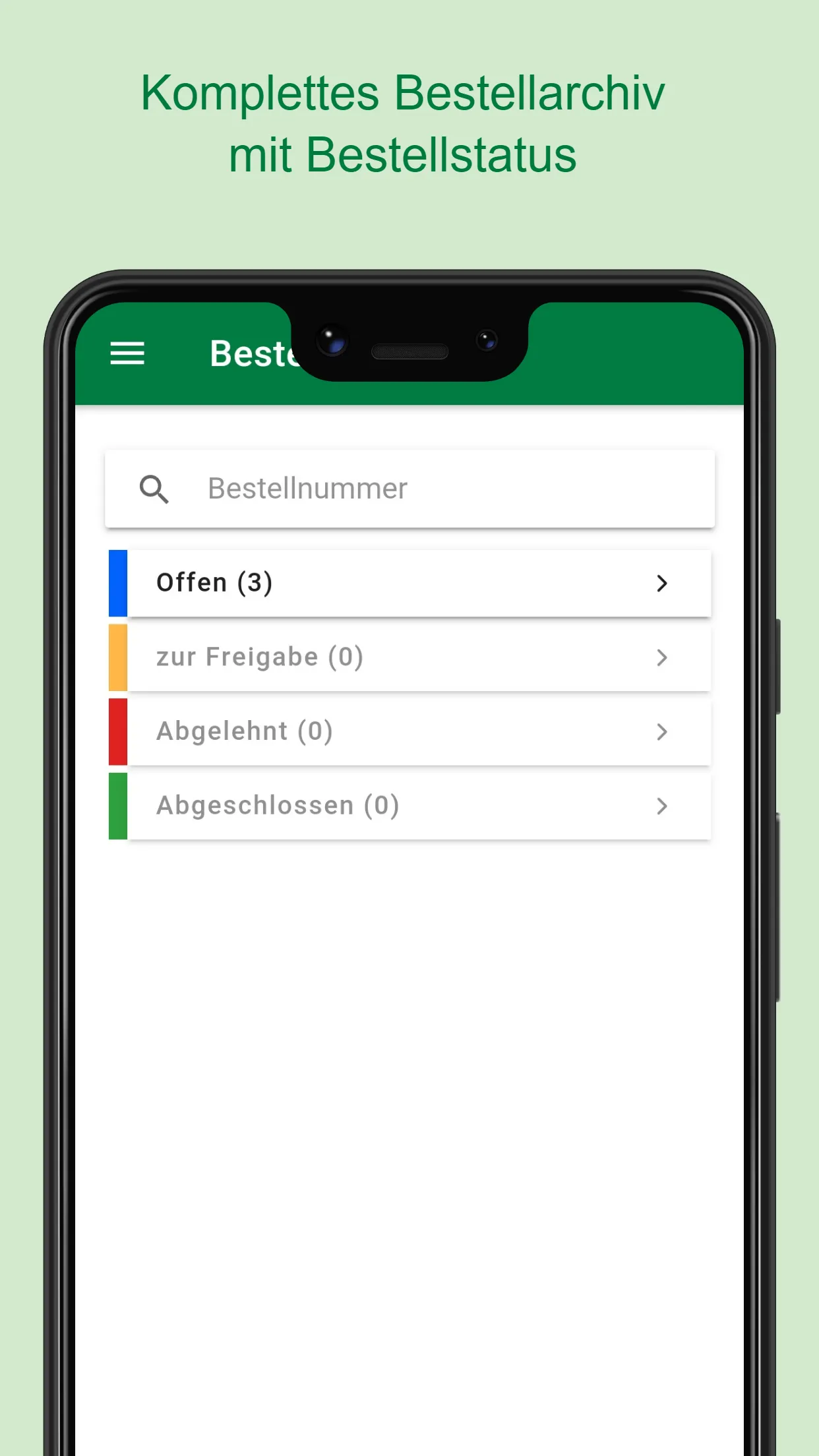 bestellenmitsystem.de | Indus Appstore | Screenshot