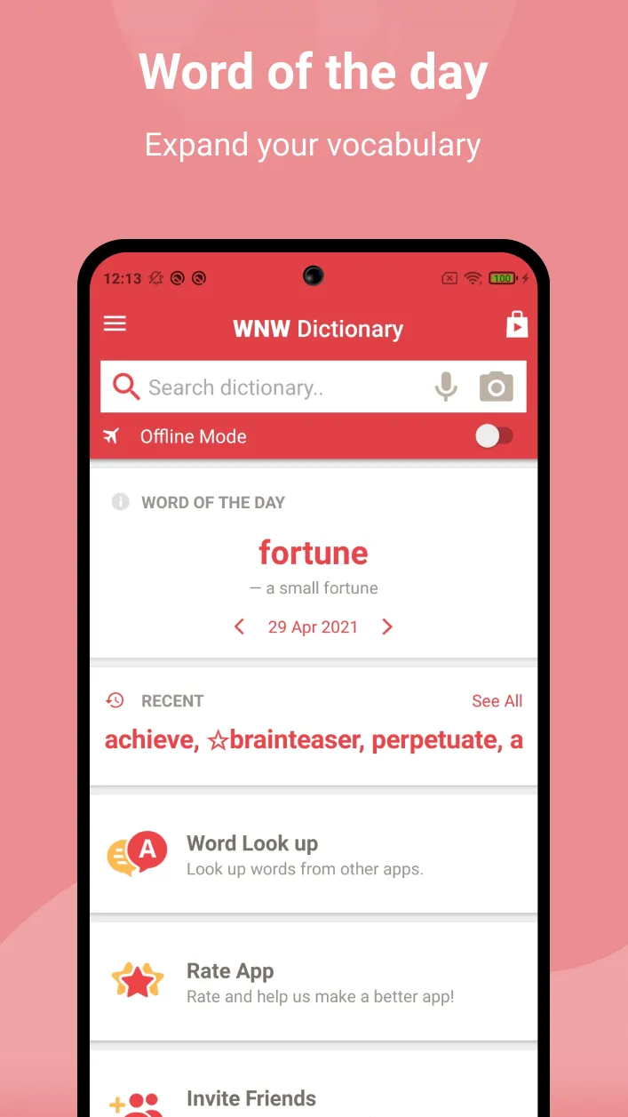 Webster's College Dictionary | Indus Appstore | Screenshot