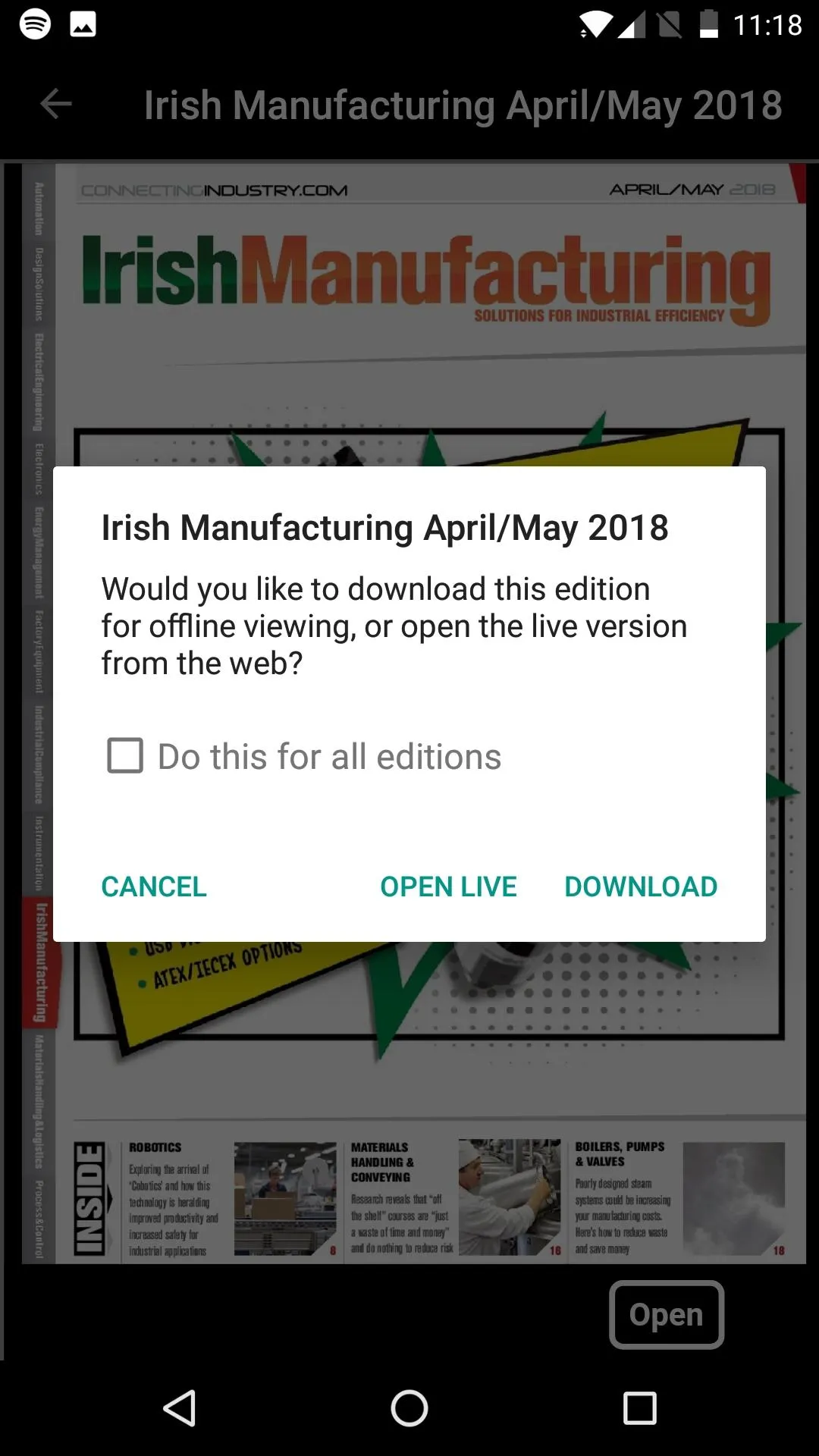 Irish Manufacturing | Indus Appstore | Screenshot