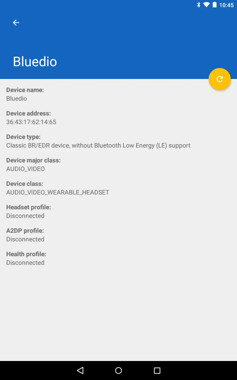 Bluetooth Device Info | Indus Appstore | Screenshot