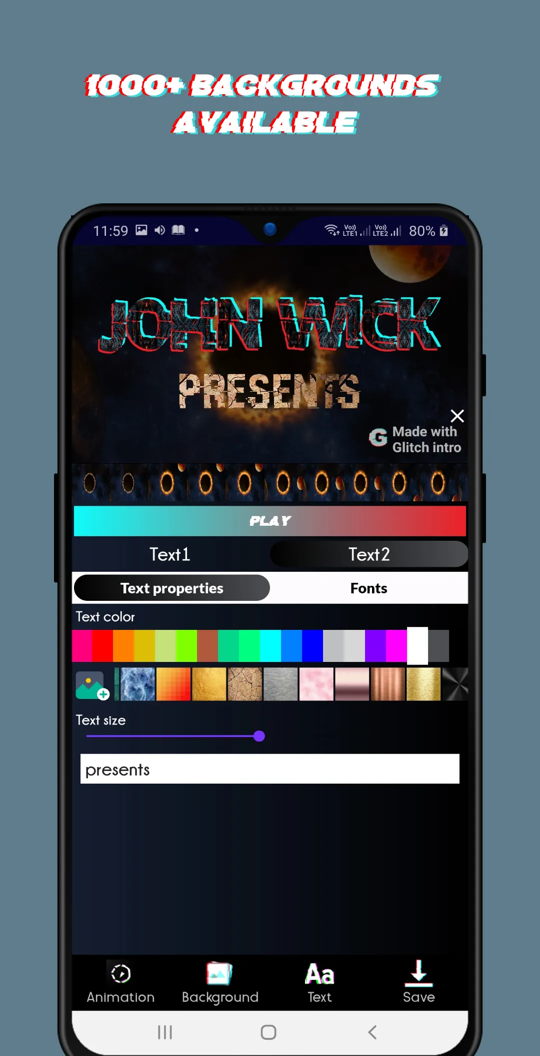 Glitch Intro Maker | Indus Appstore | Screenshot