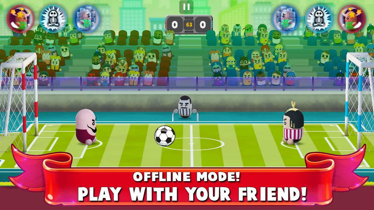 2 Player Head Soccer Game | Indus Appstore | Screenshot