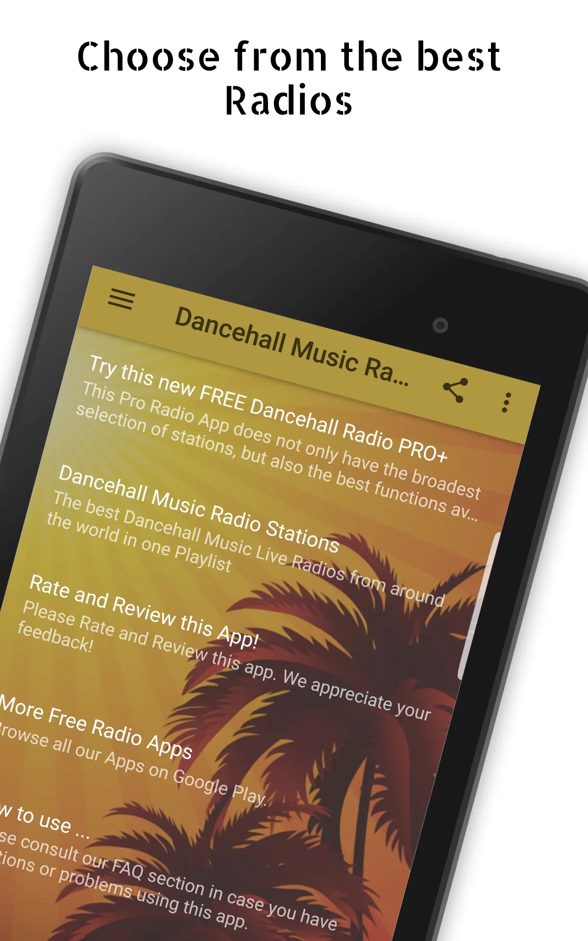 Dancehall Music Radio Stations | Indus Appstore | Screenshot