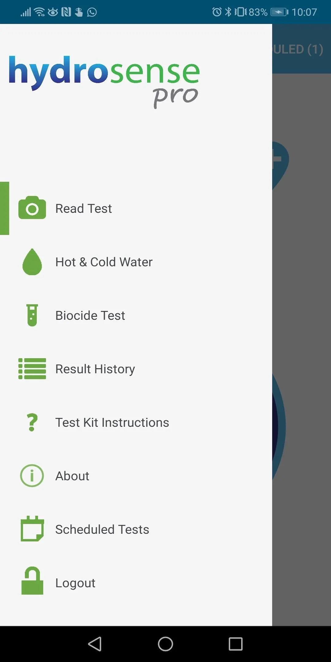 Hydrosense Pro Legionella | Indus Appstore | Screenshot